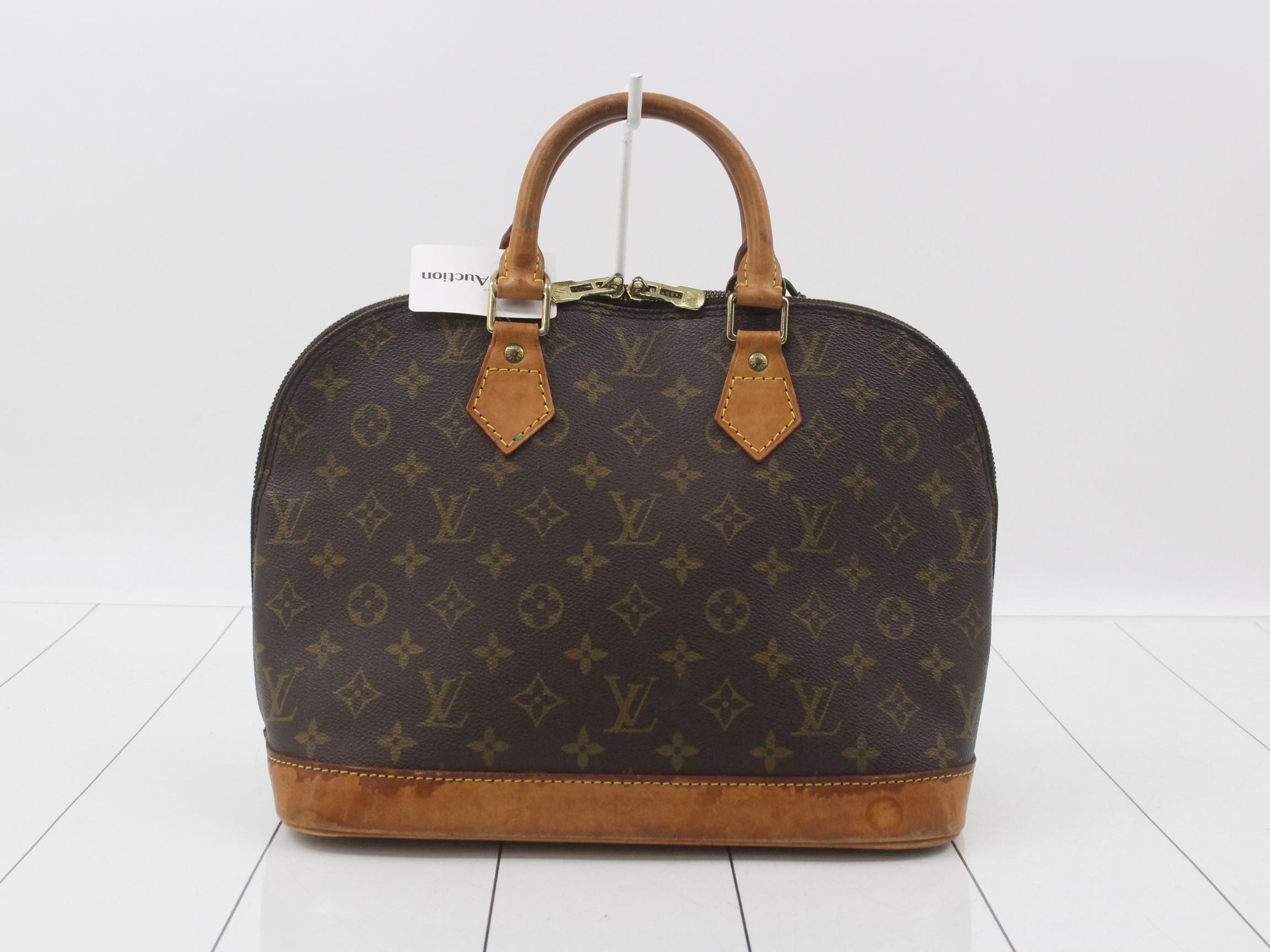 M51130 Alma (old model) Monogram Handbag, Brown Leather
