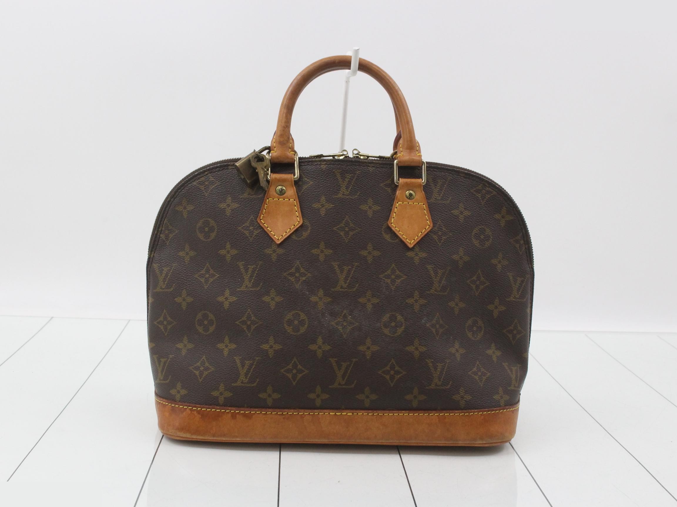 M51130 Alma (old model) Monogram Handbag, Brown Leather — view 2