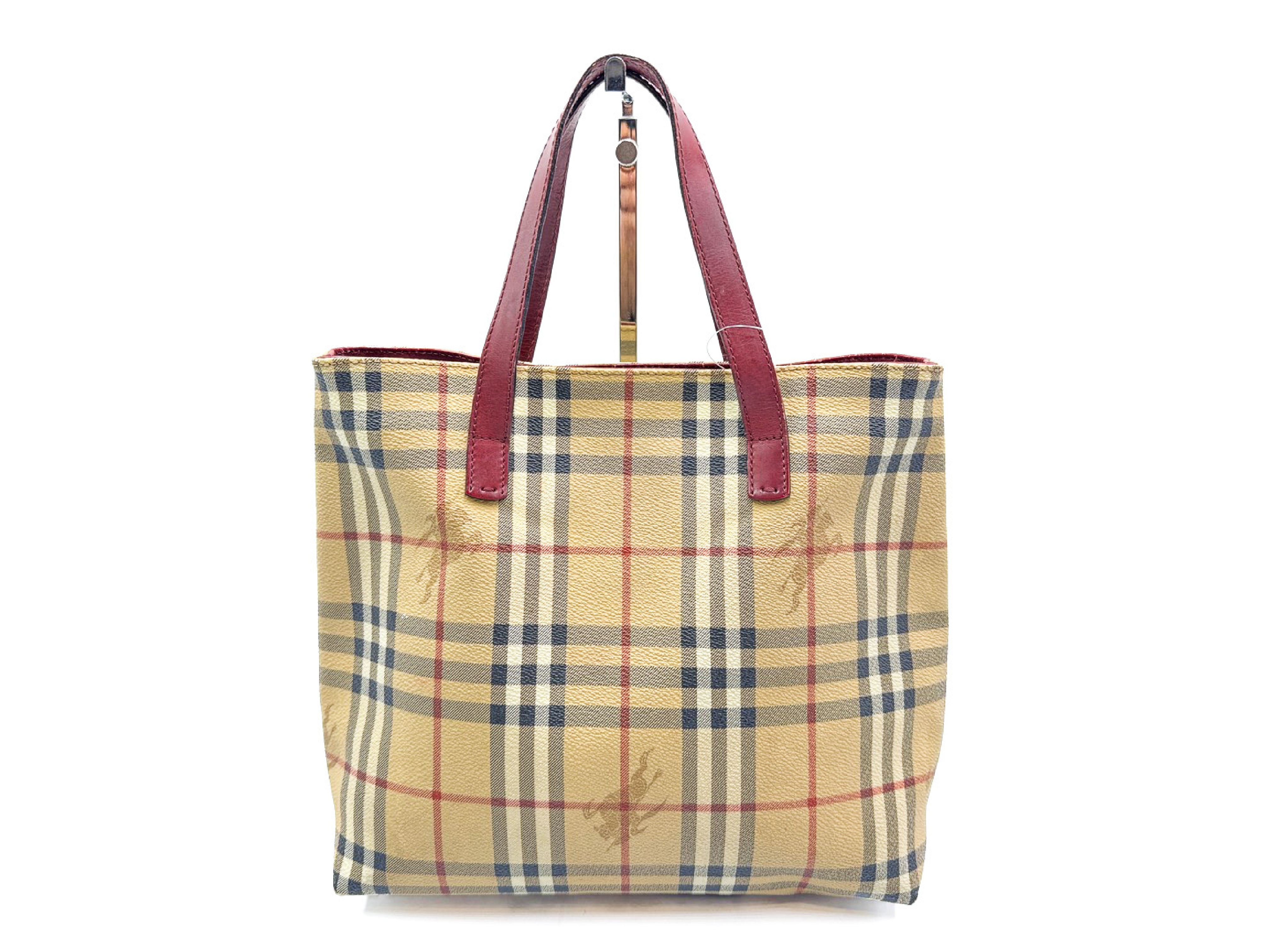 Nova Check Leather Handbag — view 2