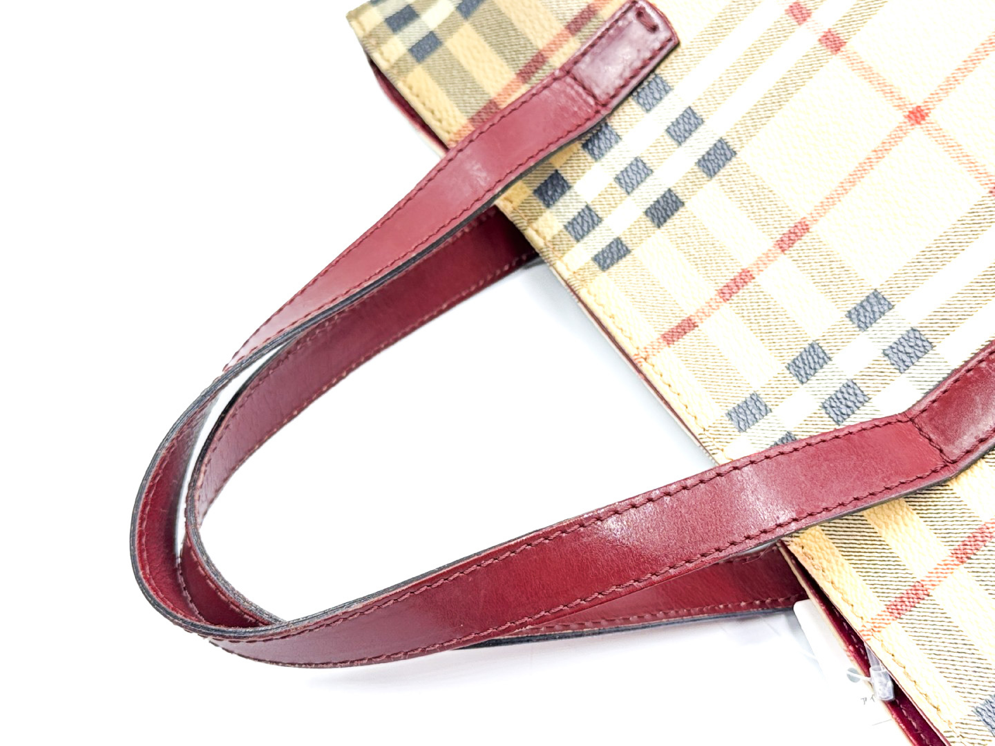 Nova Check Leather Handbag — view 3