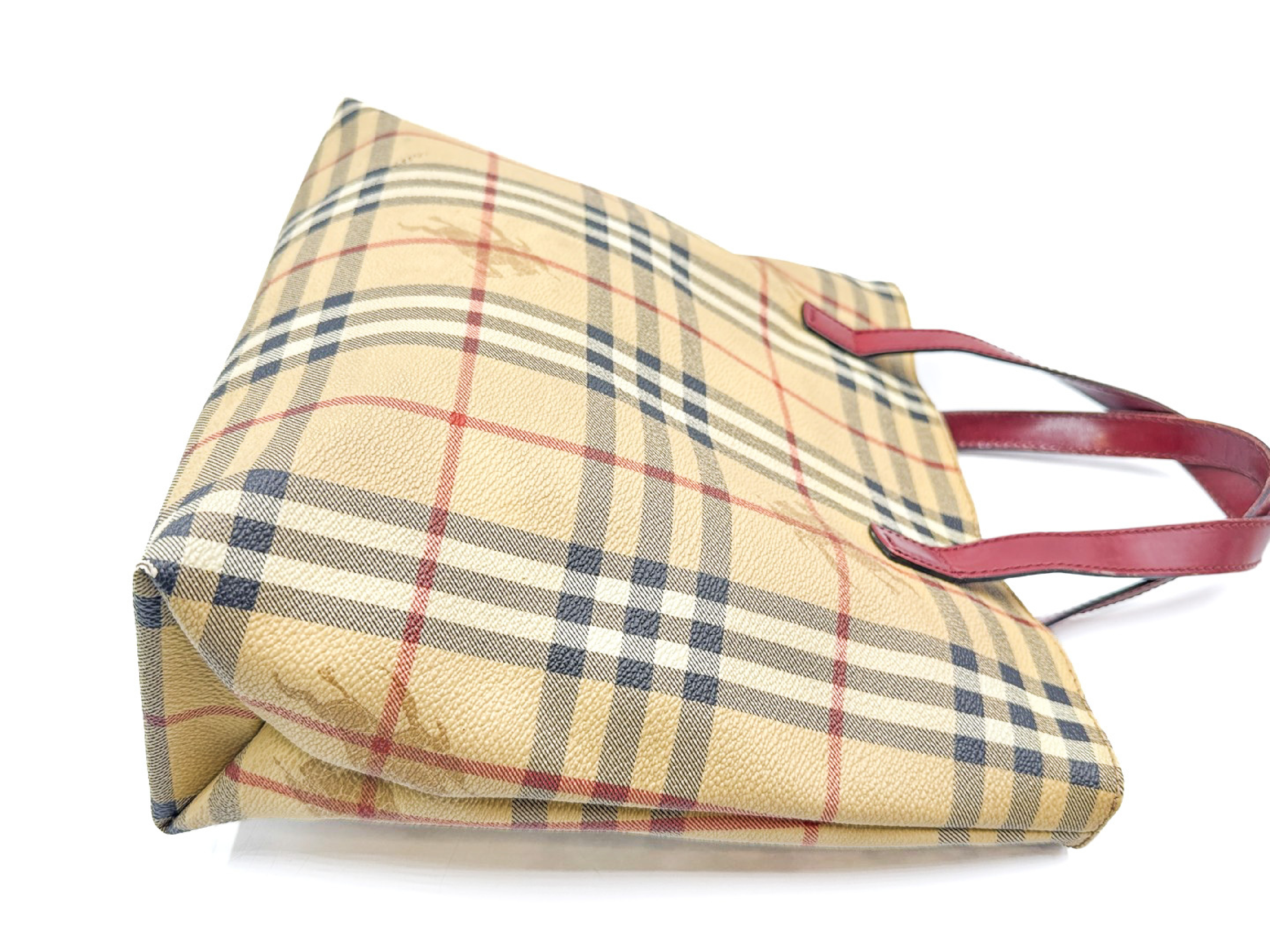 Nova Check Leather Handbag — view 6