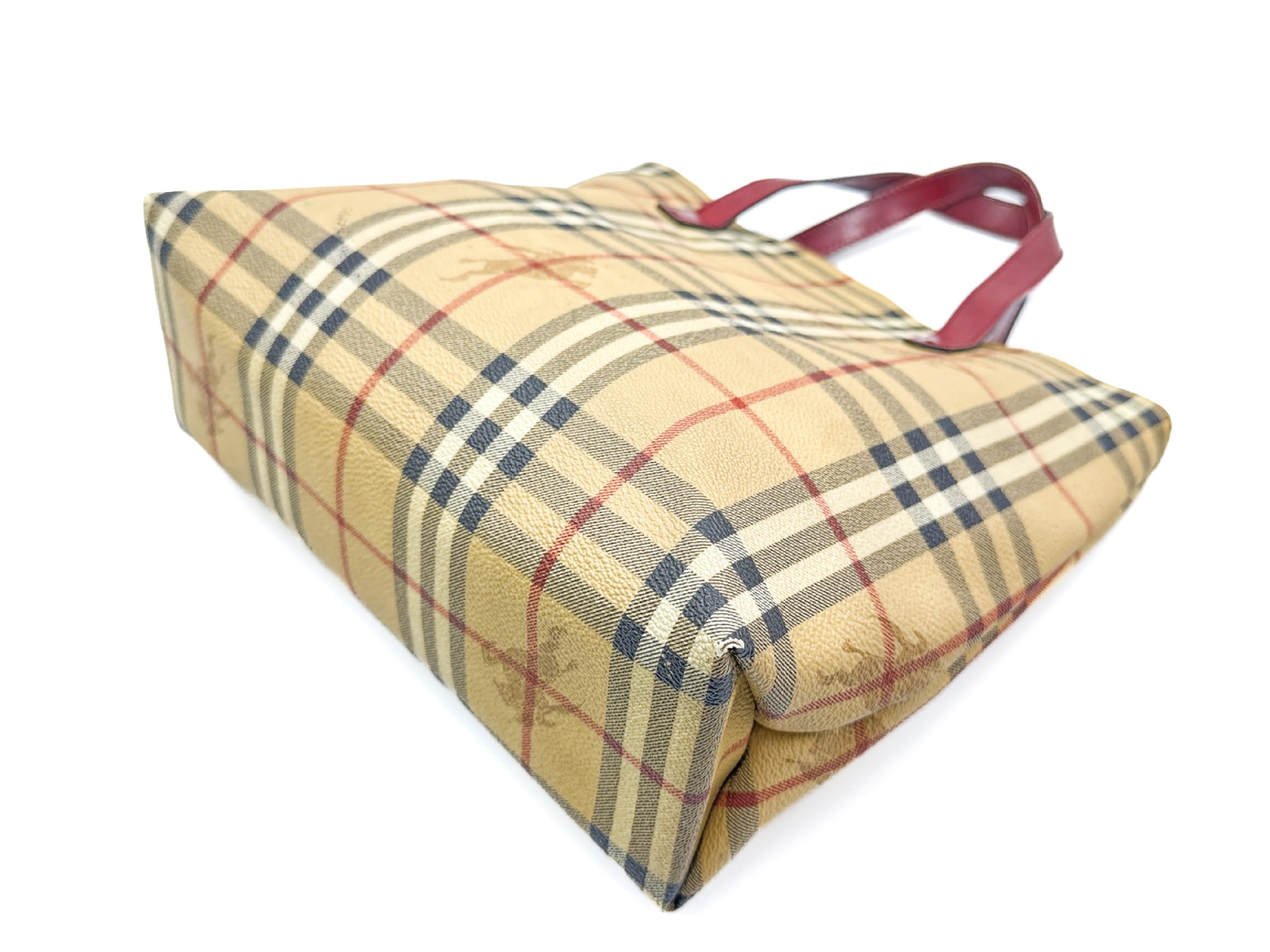 Nova Check Leather Handbag — view 8