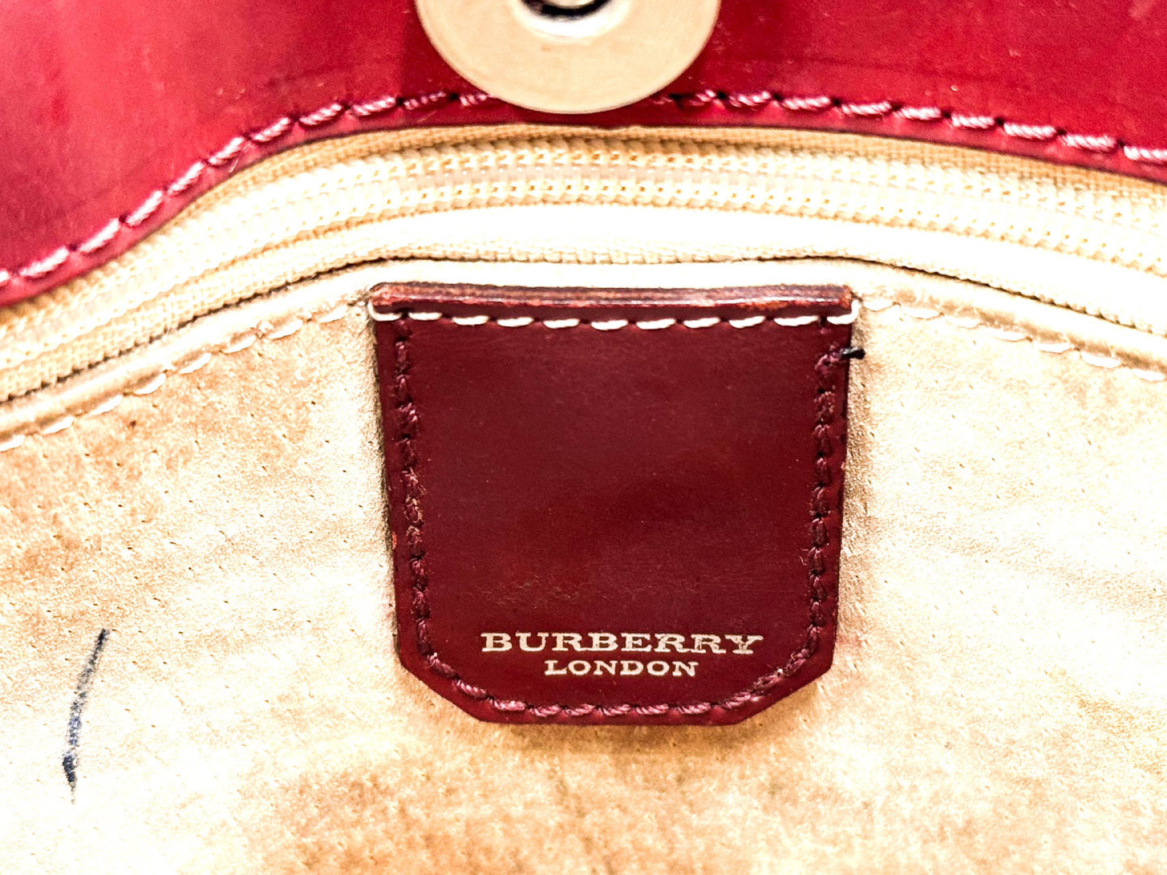 Nova Check Leather Handbag — view 10