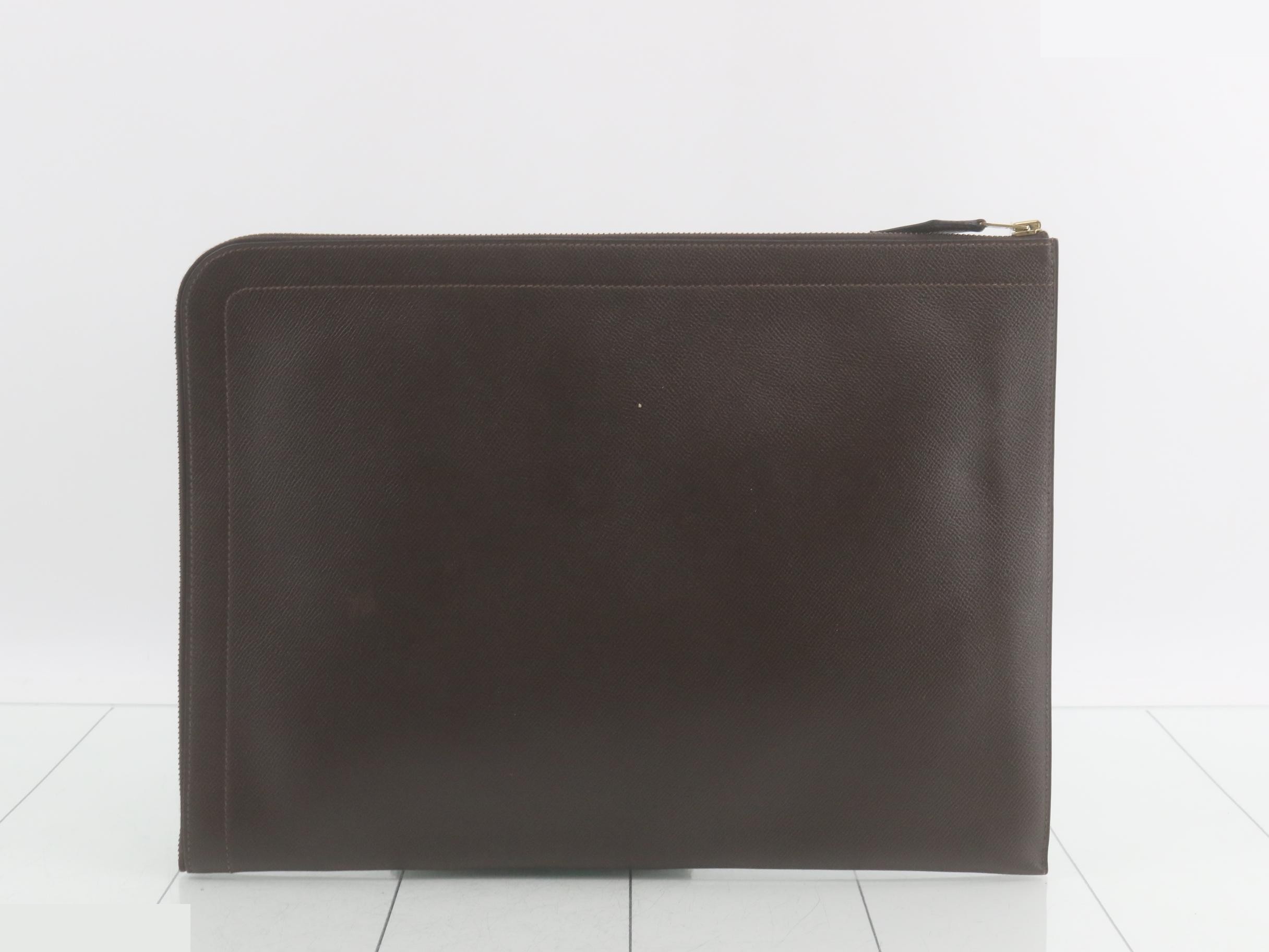 Zip Computer Courchevel Dark Brown — view 2