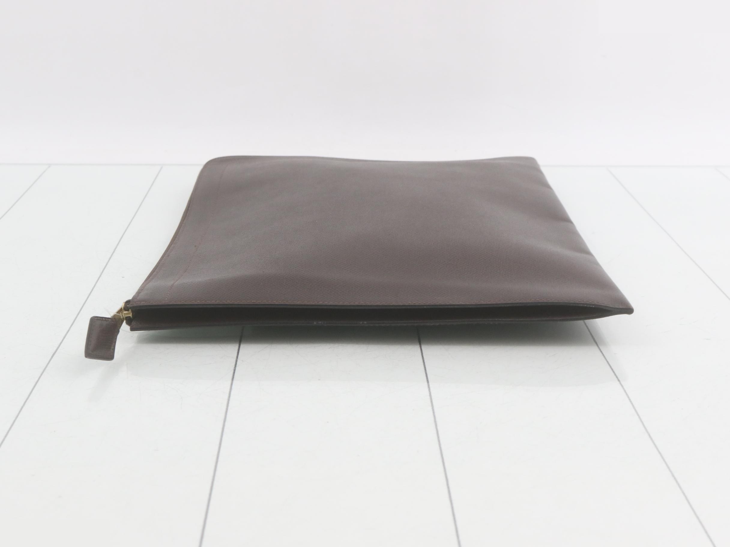 Zip Computer Courchevel Dark Brown — view 4