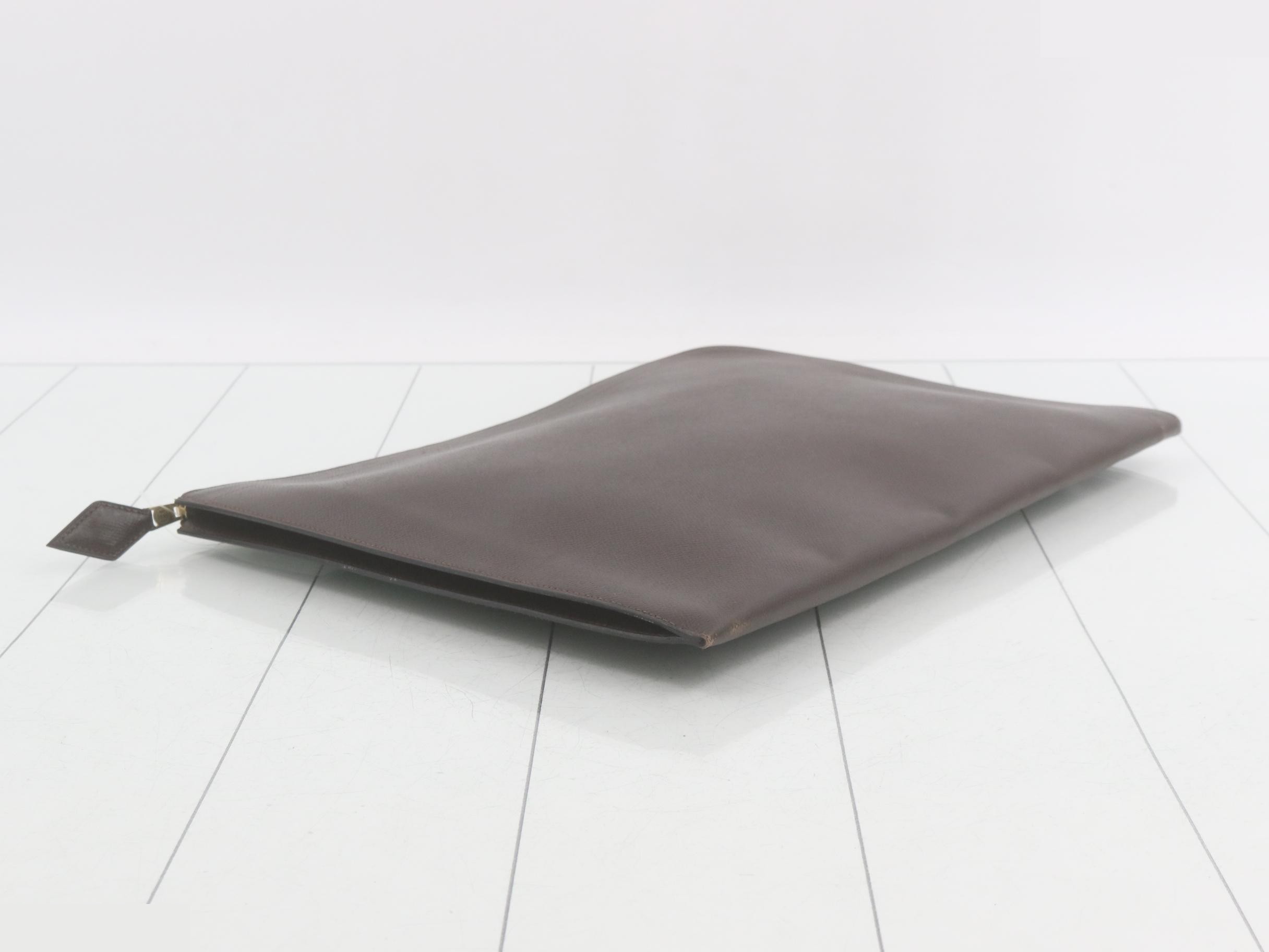 Zip Computer Courchevel Dark Brown — view 5