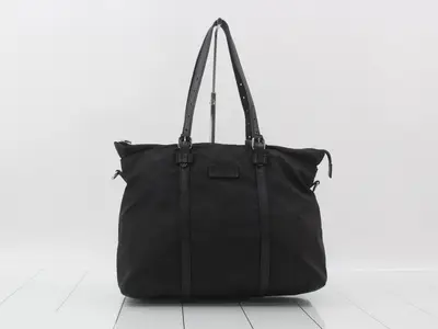 GG Nylon 2-Way Bag, Black