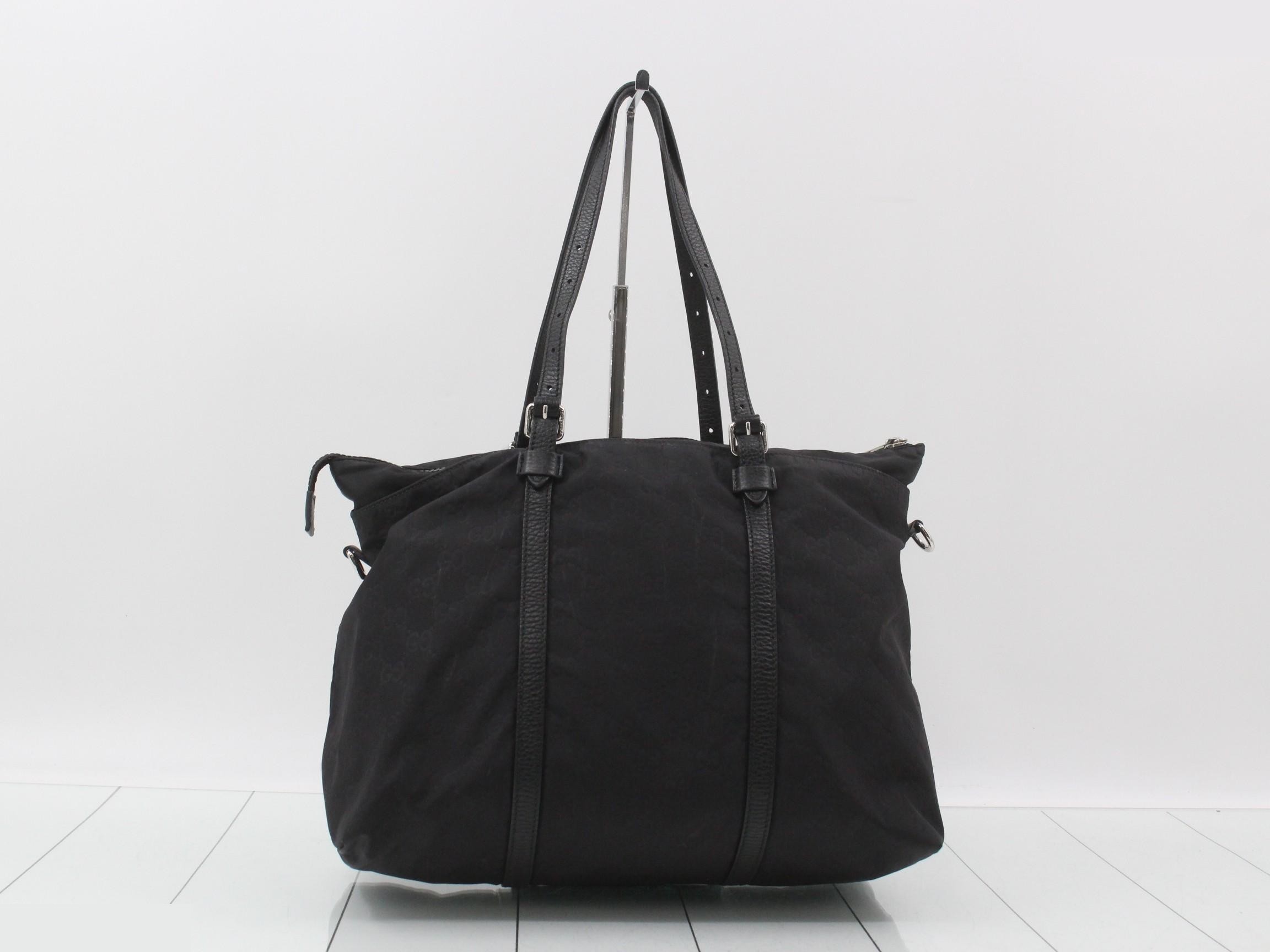 GG Nylon 2-Way Bag, Black — view 2