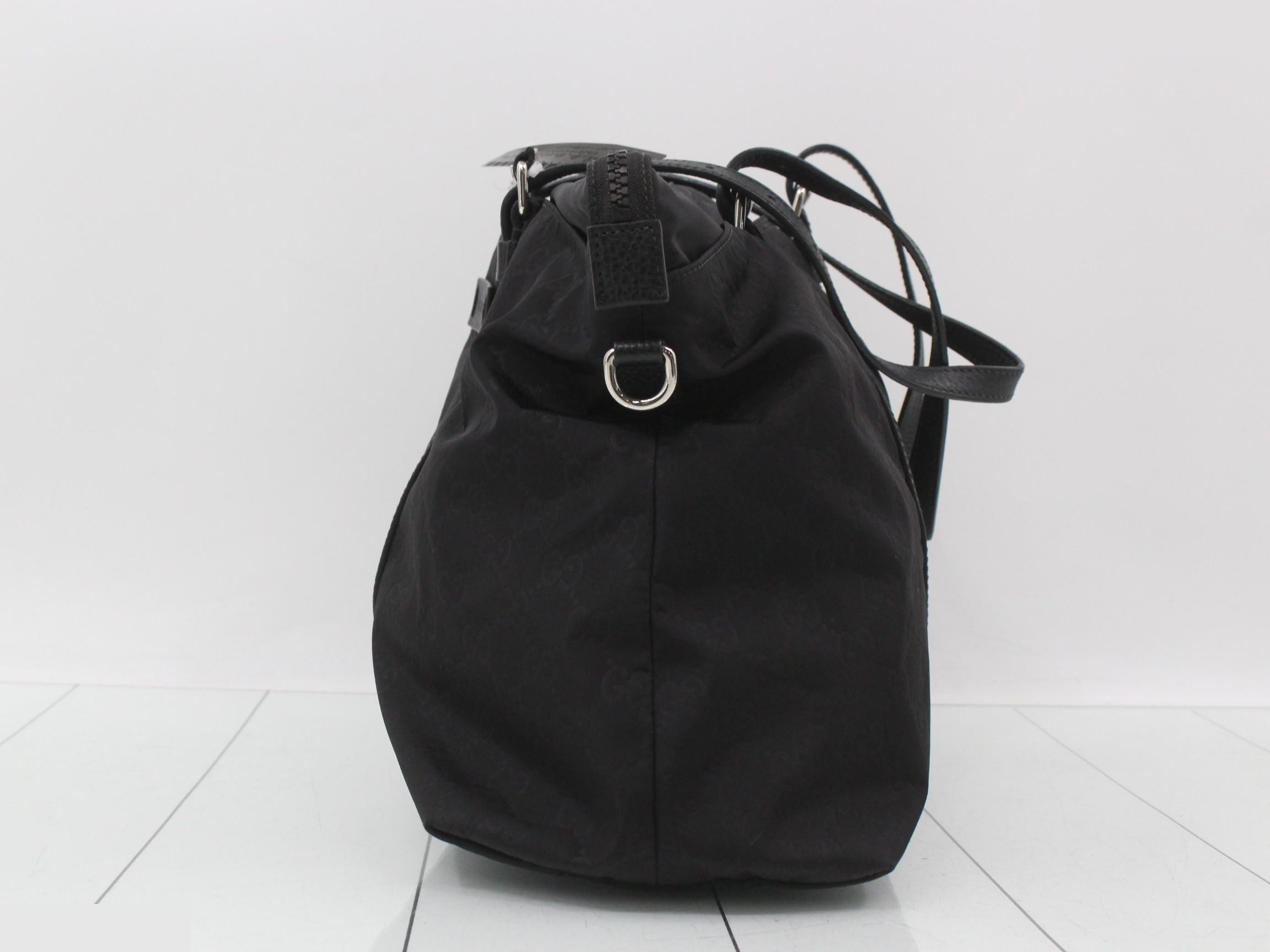 GG Nylon 2-Way Bag, Black — view 3