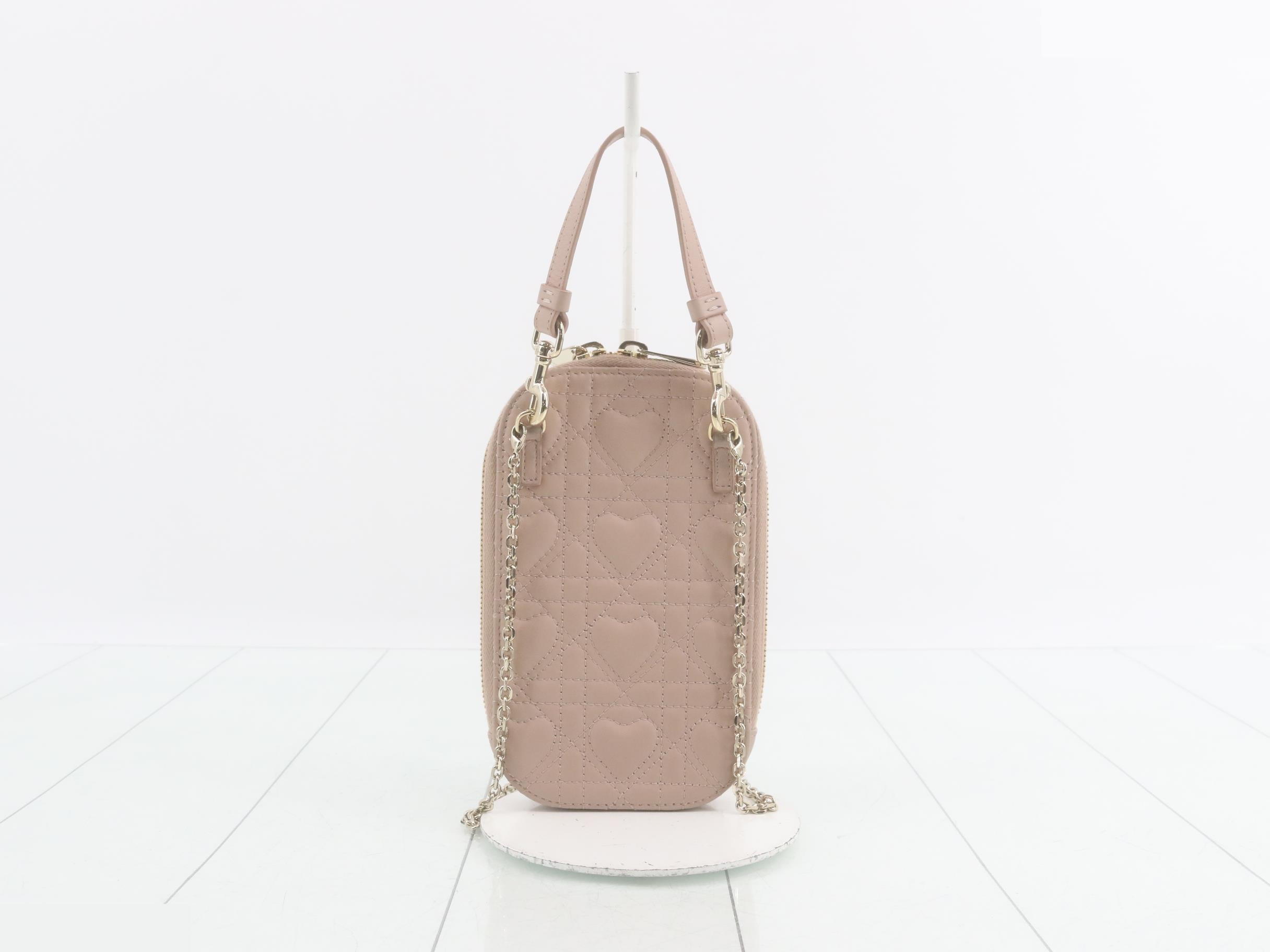 Heart Cannage Leather 2-Way Handbag — view 2