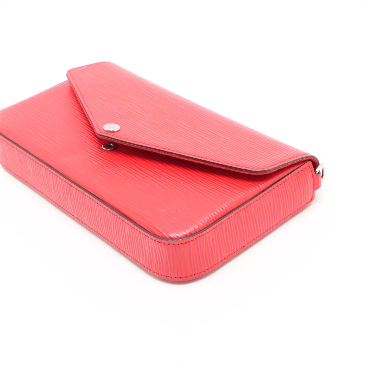 Epi Pochette Félicie M41559 TJ3168 Red with initials — view 3