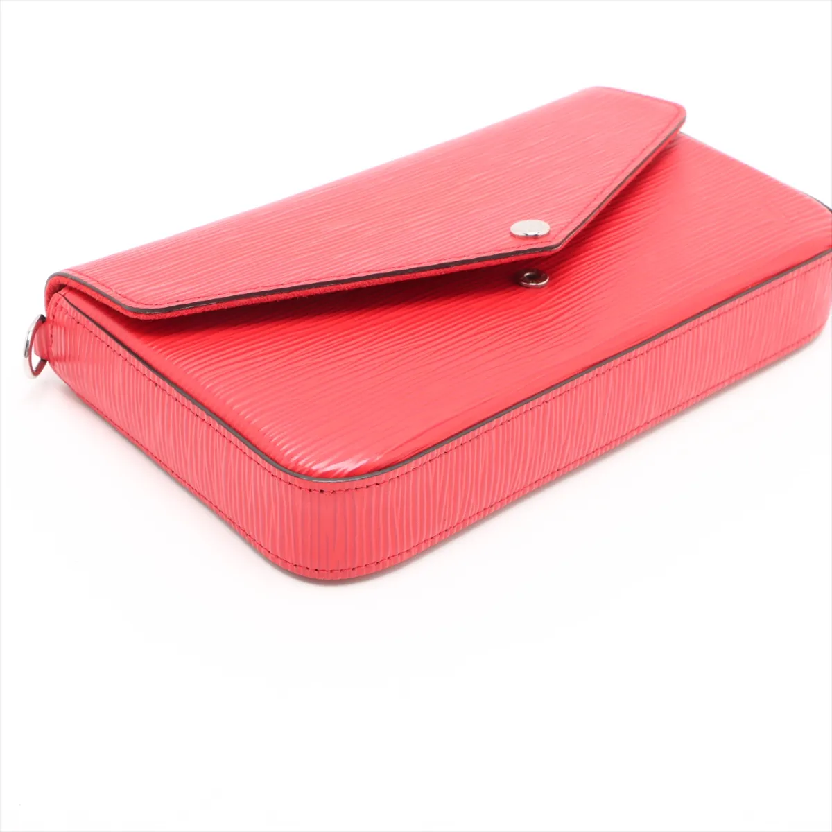 Epi Pochette Félicie M41559 TJ3168 Red with initials — view 4