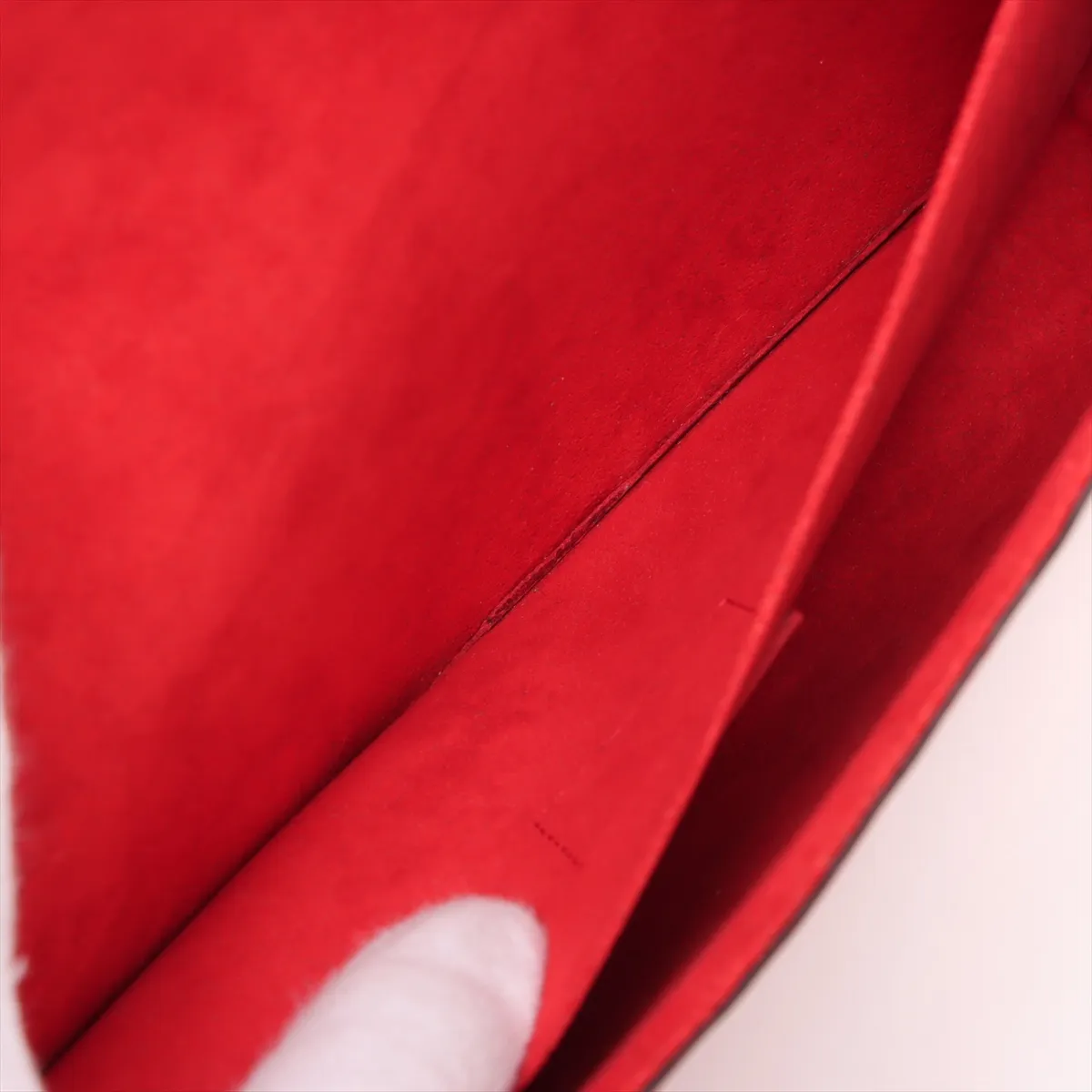 Epi Pochette Félicie M41559 TJ3168 Red with initials — view 7