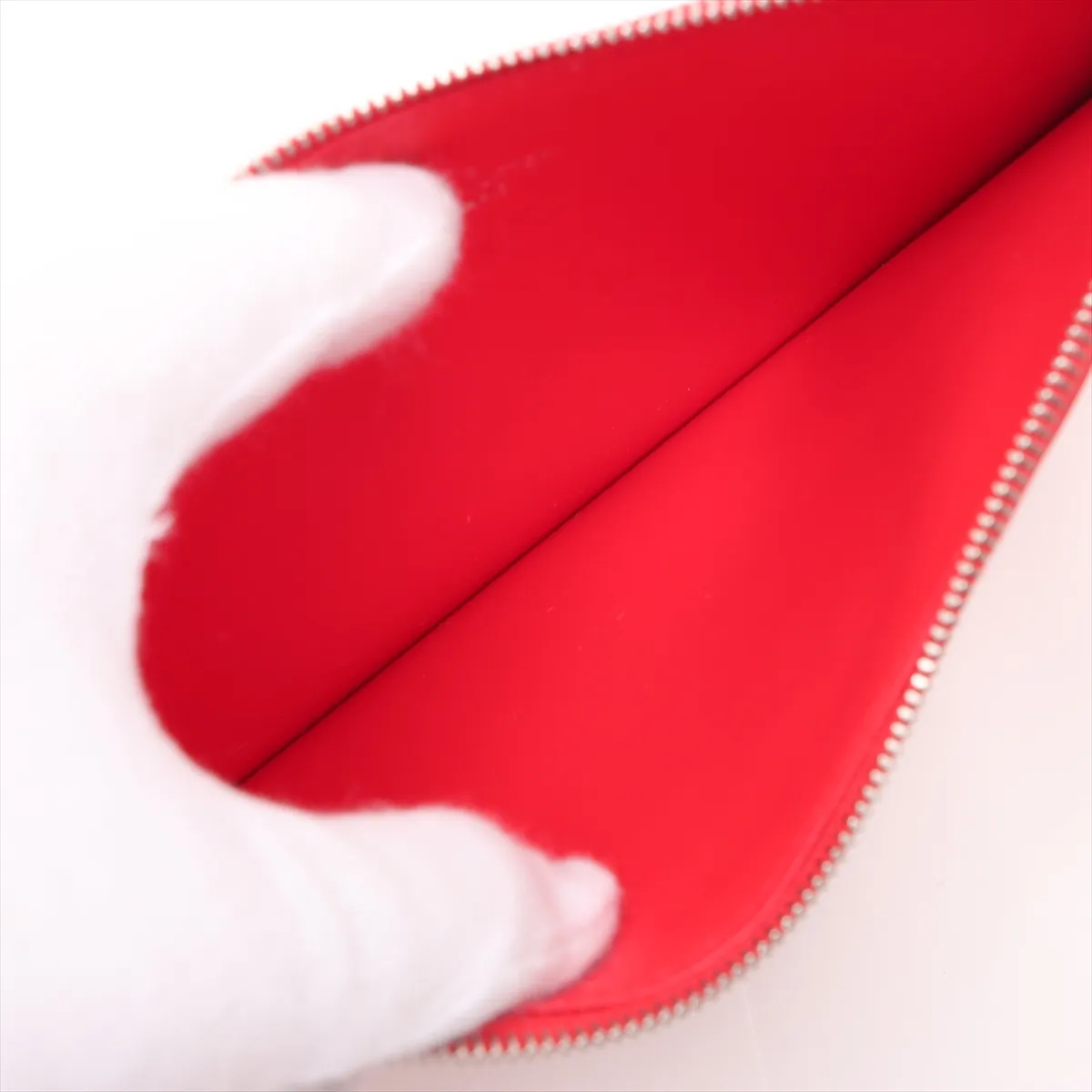 Epi Pochette Félicie M41559 TJ3168 Red with initials — view 9