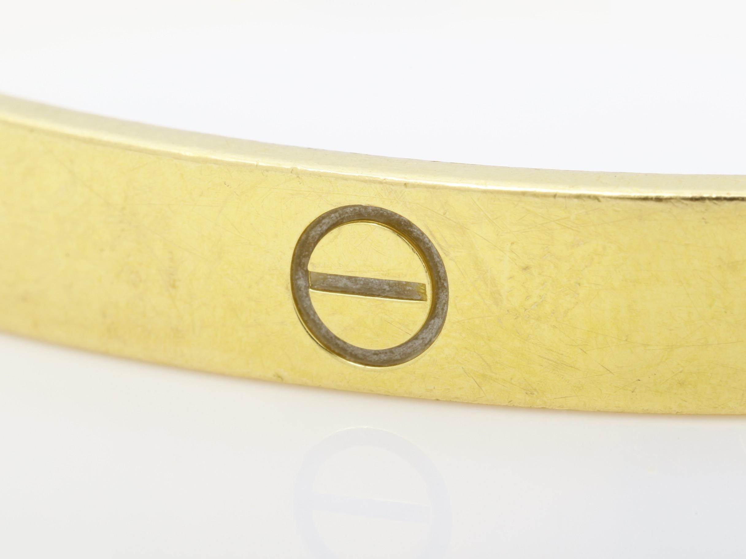 Love Series Bracelet/Bangle, 750YG, 33.6g, #18 — view 3