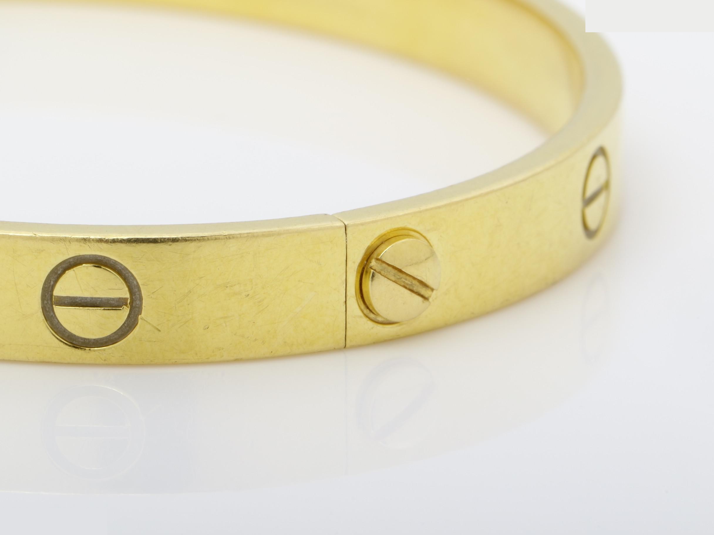 Love Series Bracelet/Bangle, 750YG, 33.6g, #18 — view 5