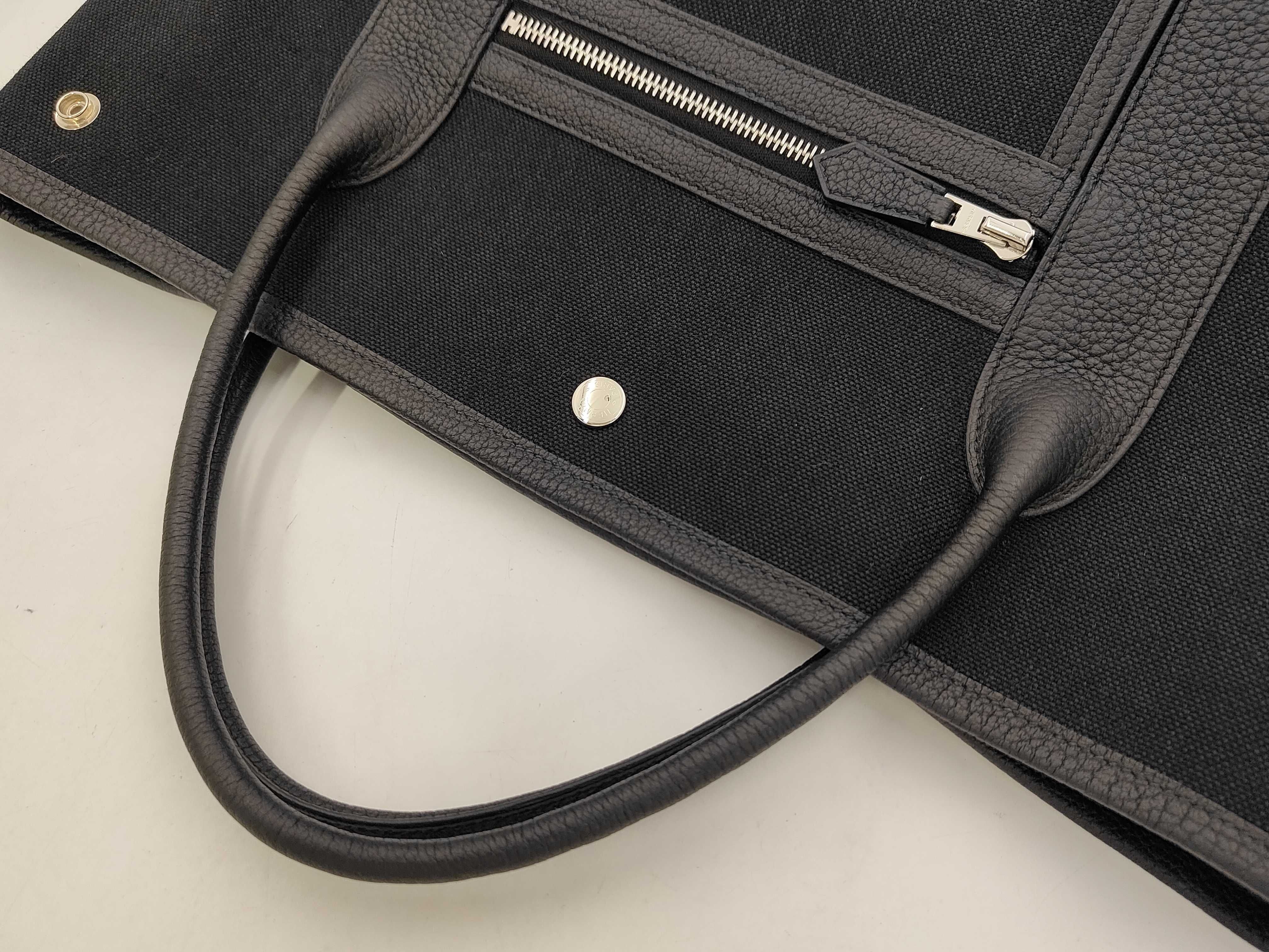 Garden Party Pocket Vertical Handbag with Silver Hardware — view 9