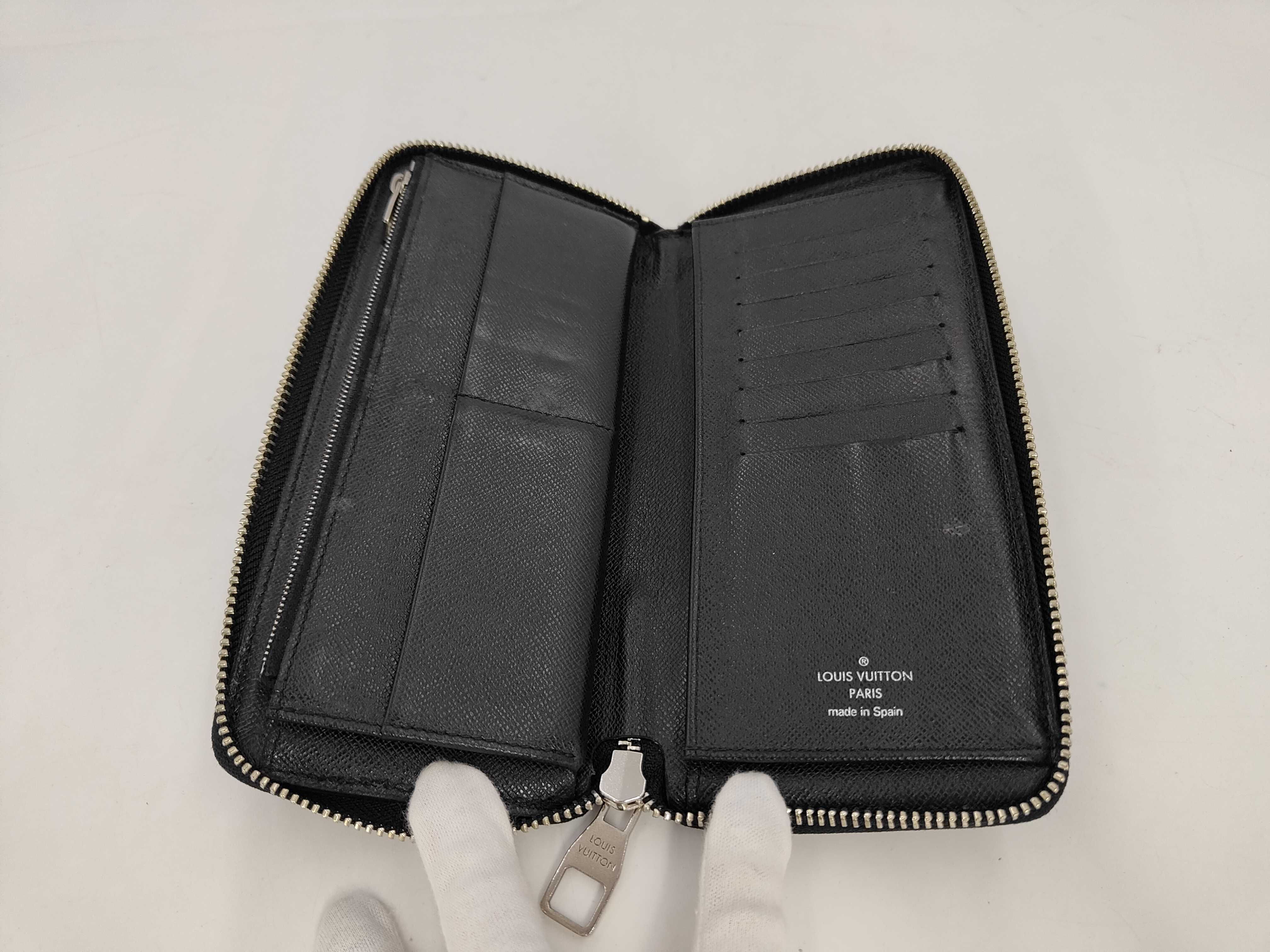 Damier Graphite Zippy Wallet Vertical Long Wallet — view 7