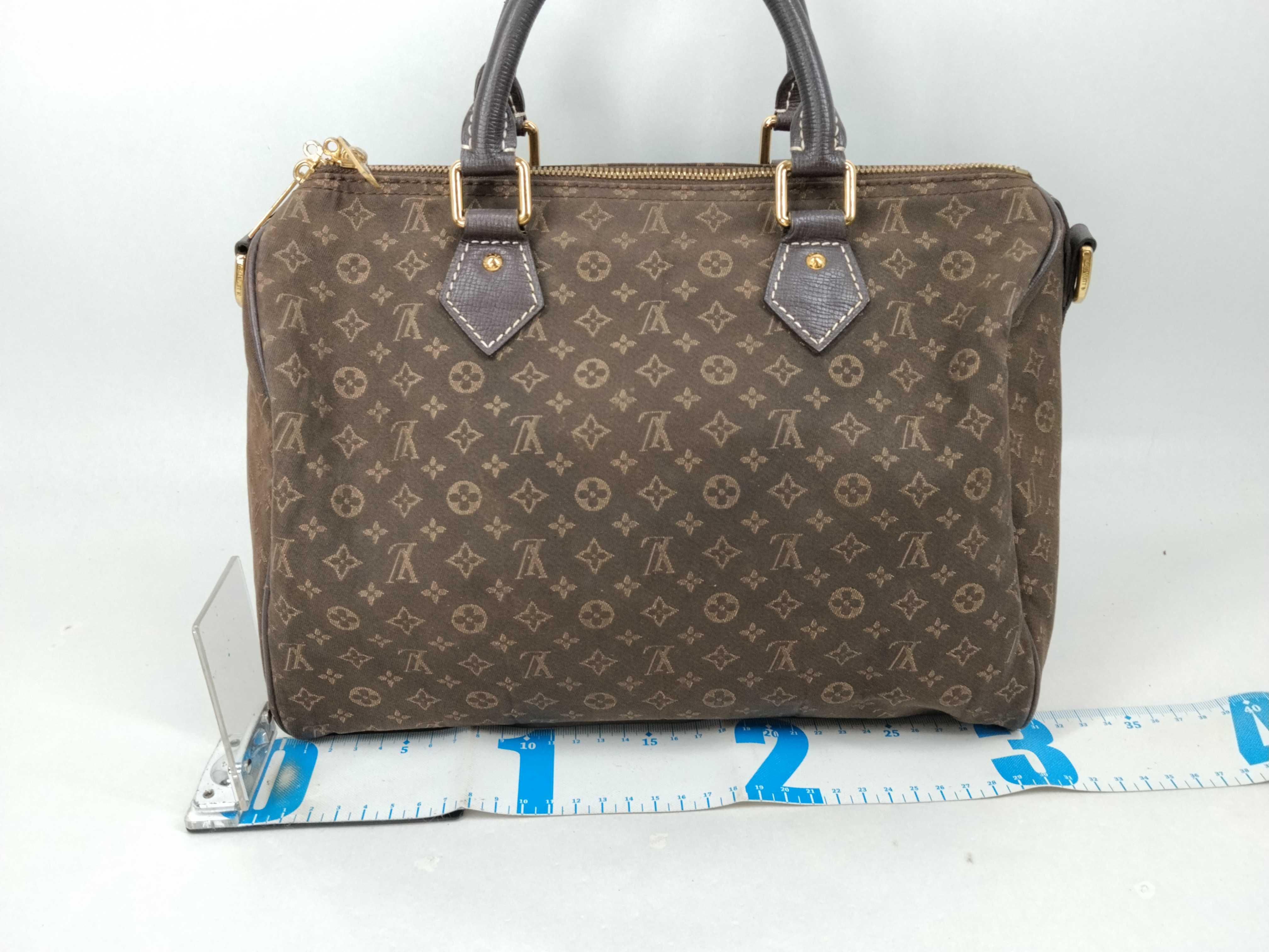 Monogram Mini Lin Speedy Bandoulière Boston Bag — view 2