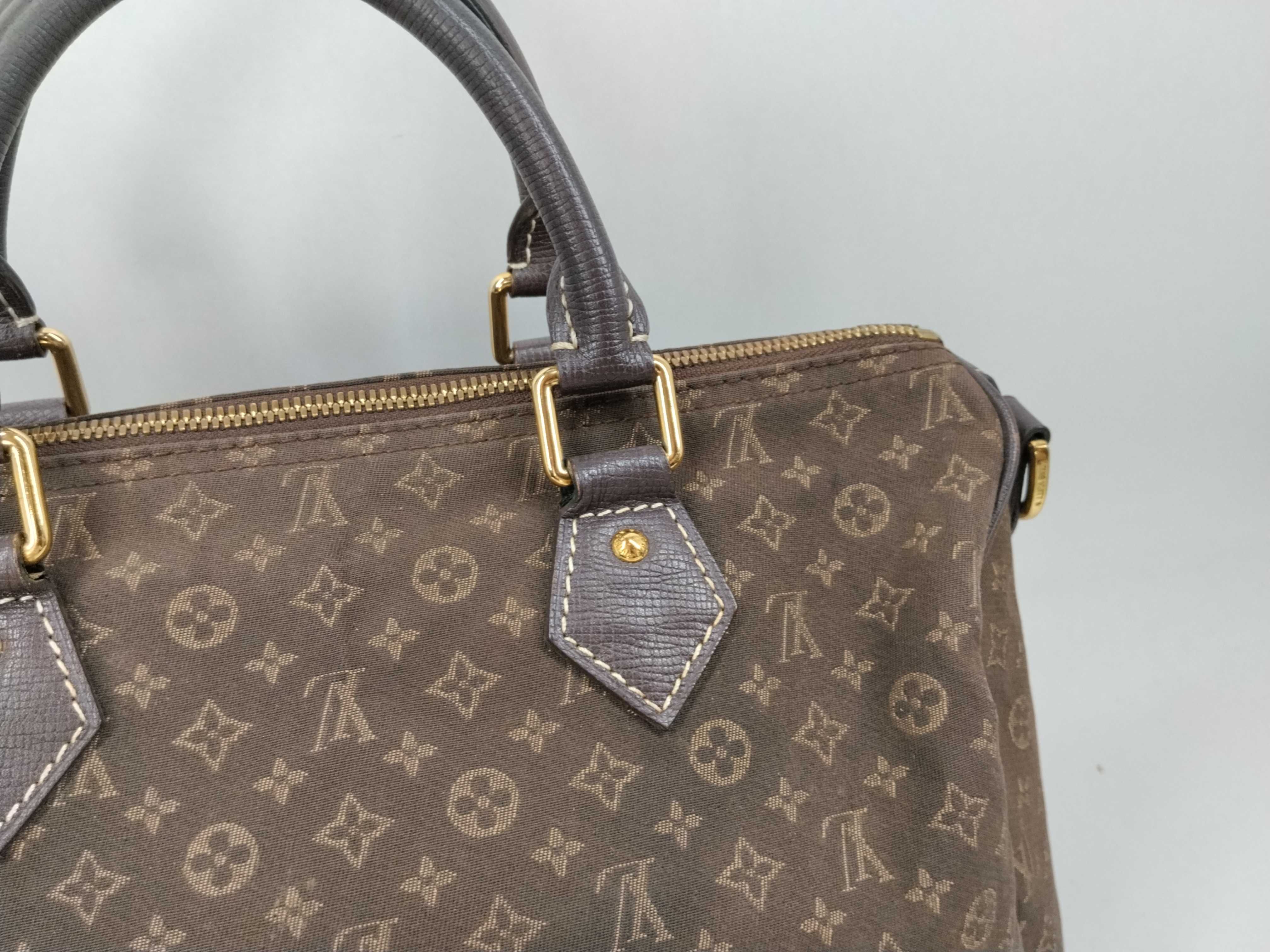Monogram Mini Lin Speedy Bandoulière Boston Bag — view 3