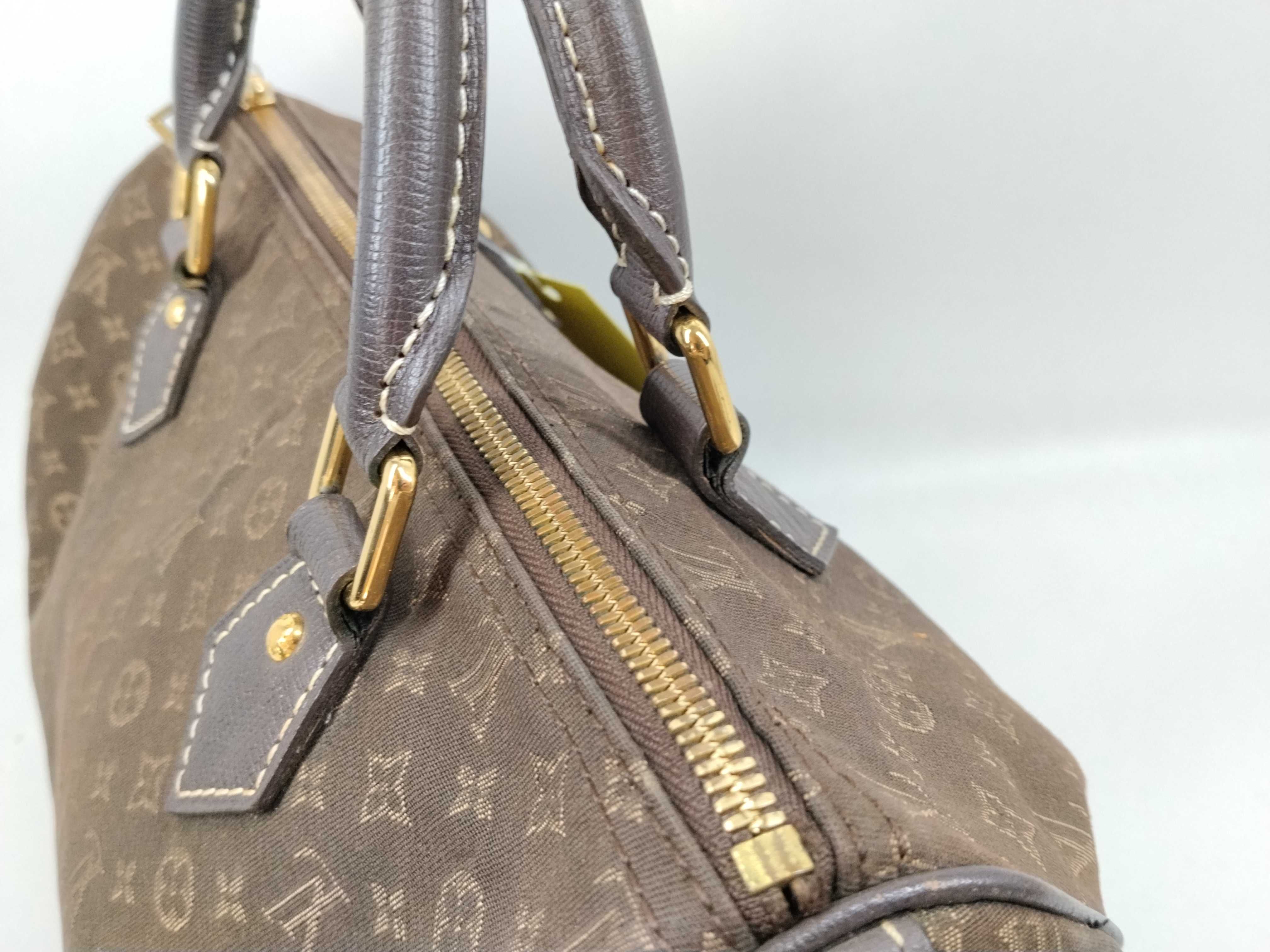 Monogram Mini Lin Speedy Bandoulière Boston Bag — view 7