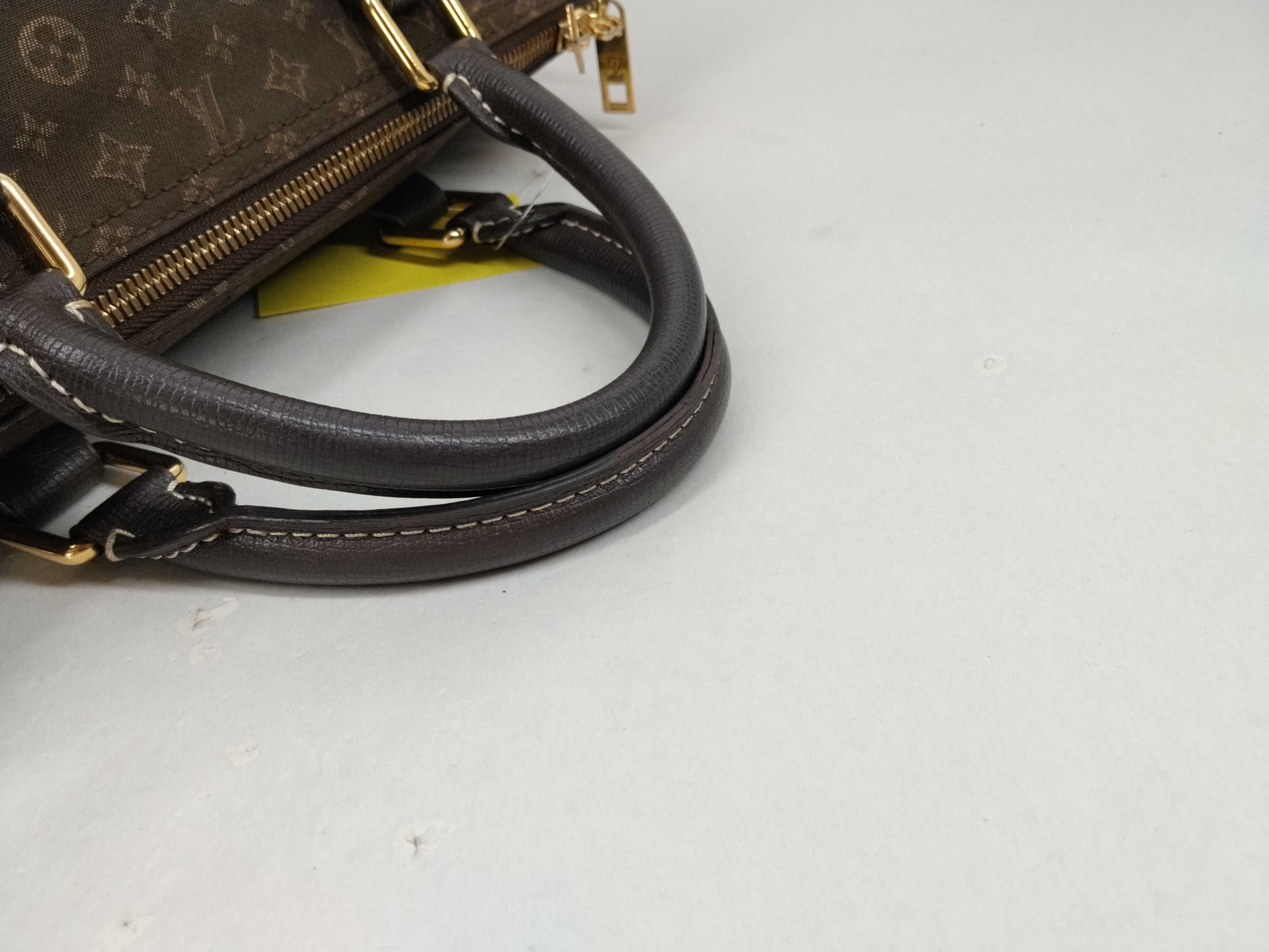 Monogram Mini Lin Speedy Bandoulière Boston Bag — view 8