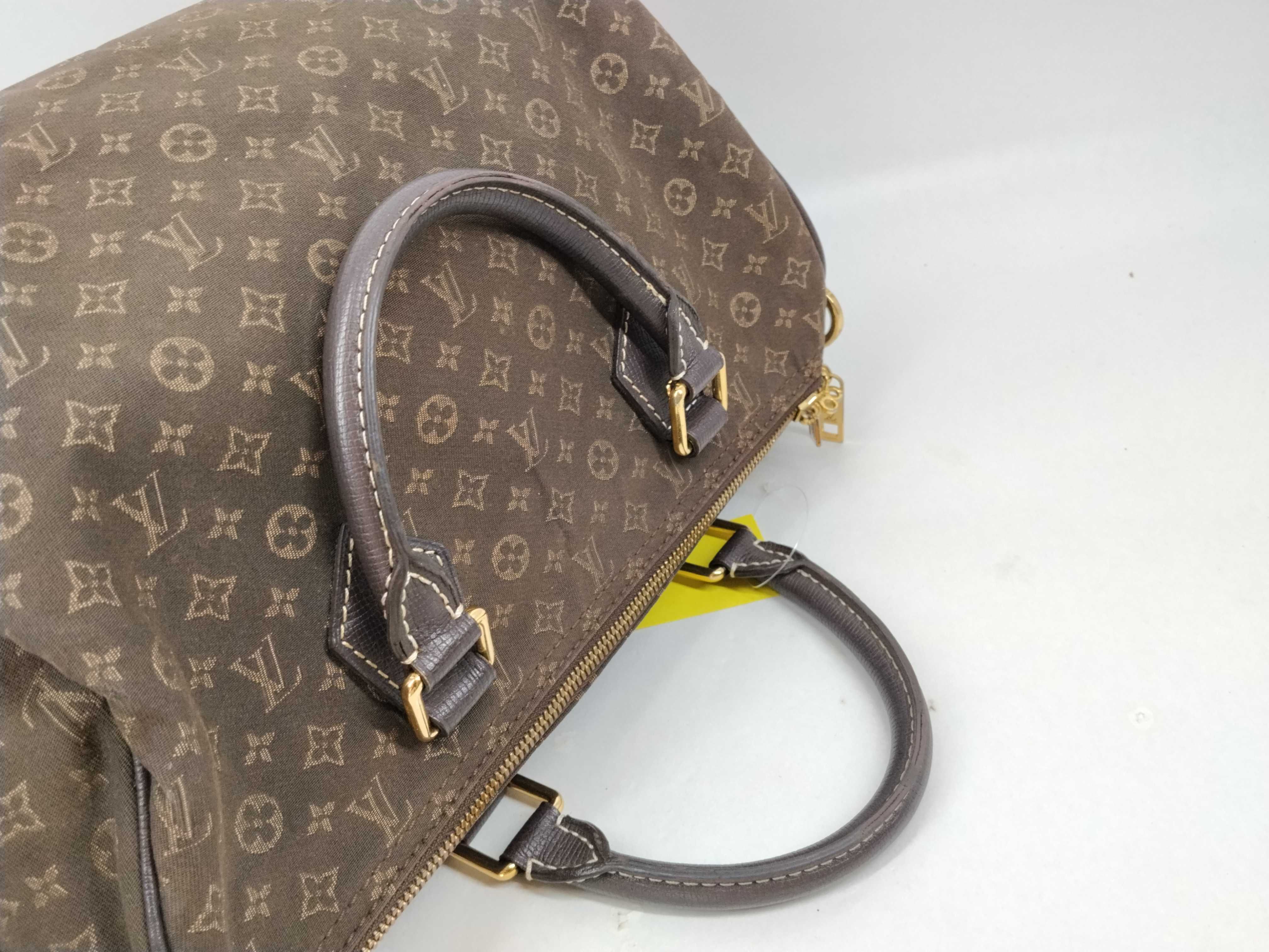 Monogram Mini Lin Speedy Bandoulière Boston Bag — view 9