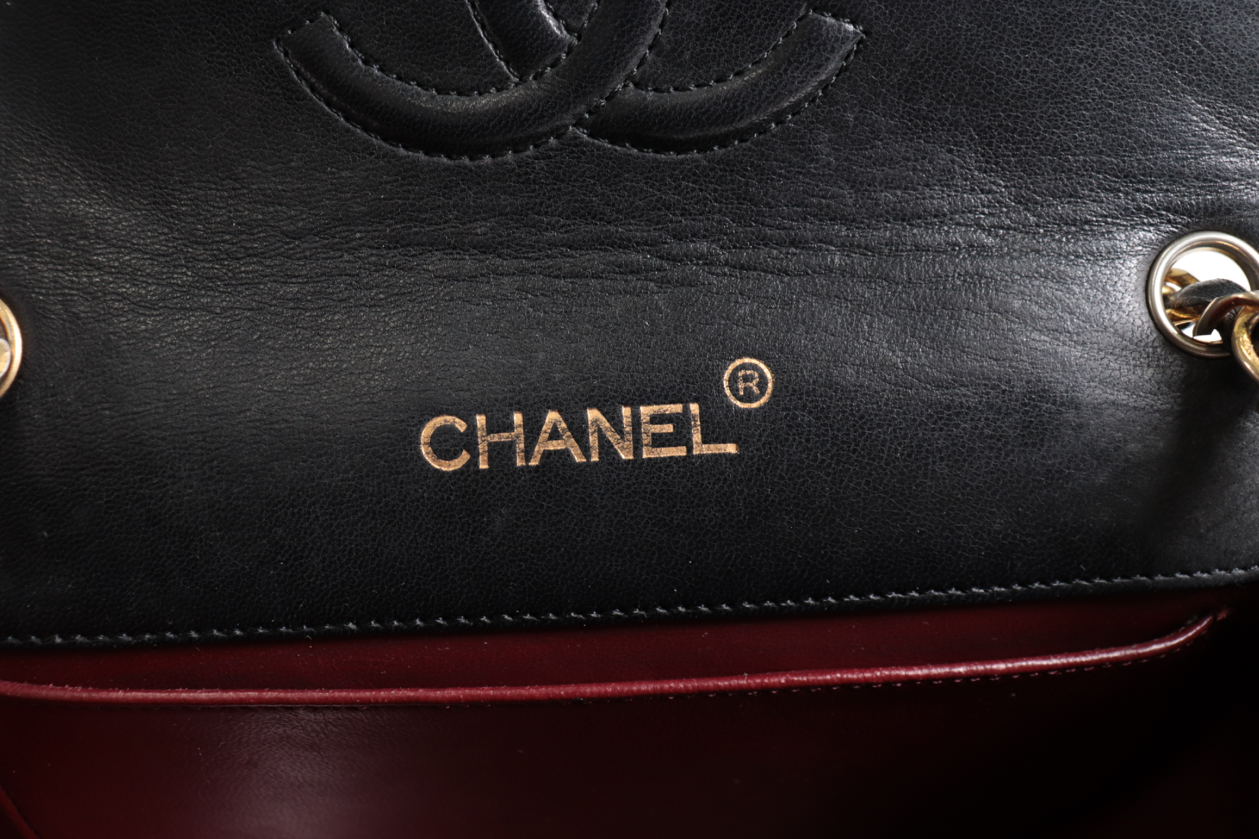 Lambskin Half Moon Chain Shoulder Bag (Serial Number 0) — view 7