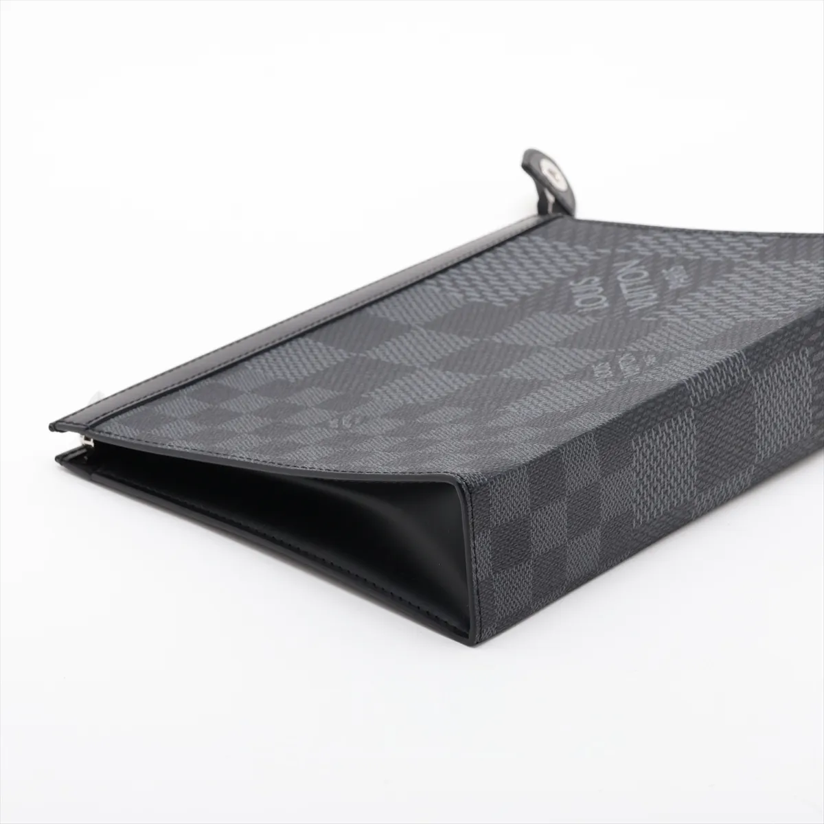 Damier Graphite 3D Pochette Voyage MM N60444 Black (RFID detected) — view 4