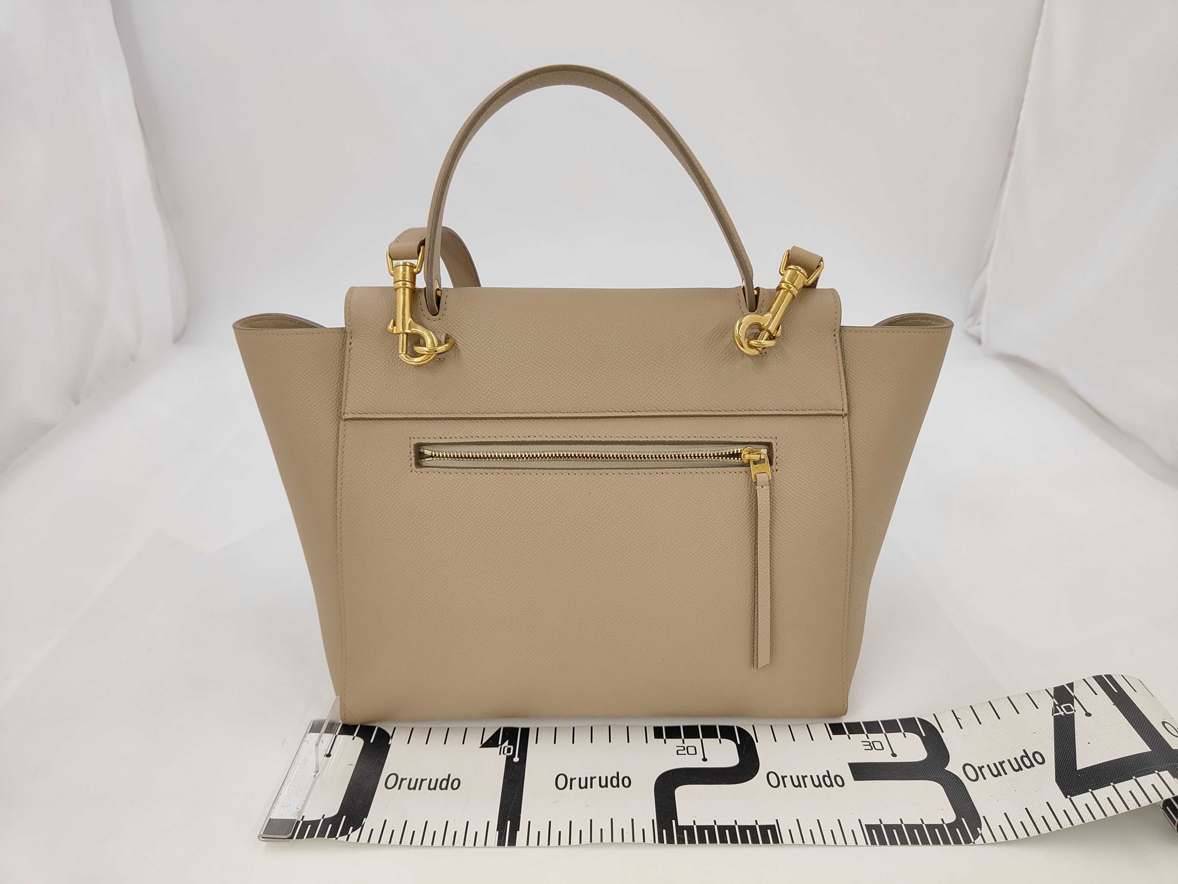 Belt Bag Mini, Light Gray Handbag — view 2