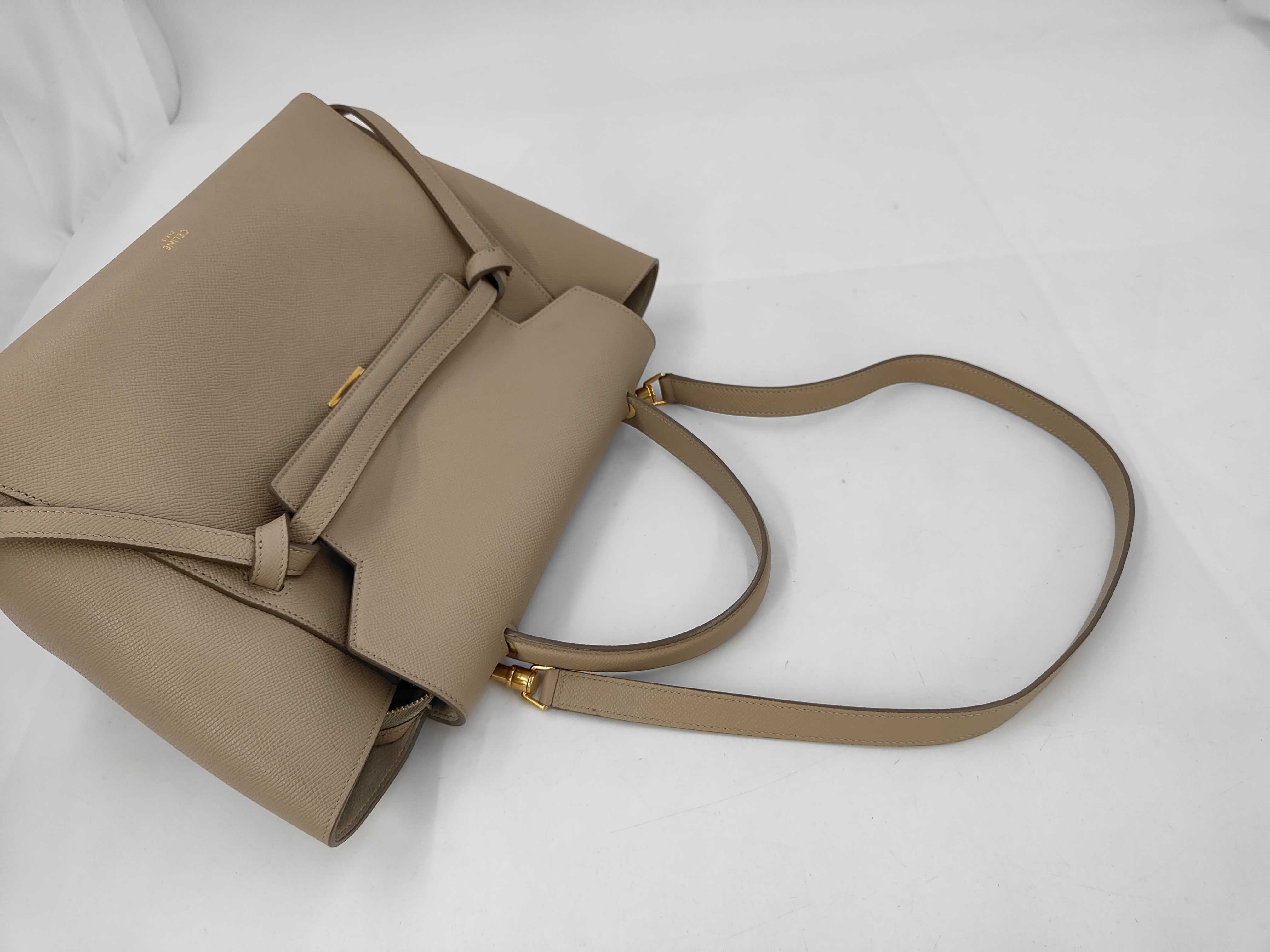 Belt Bag Mini, Light Gray Handbag — view 5