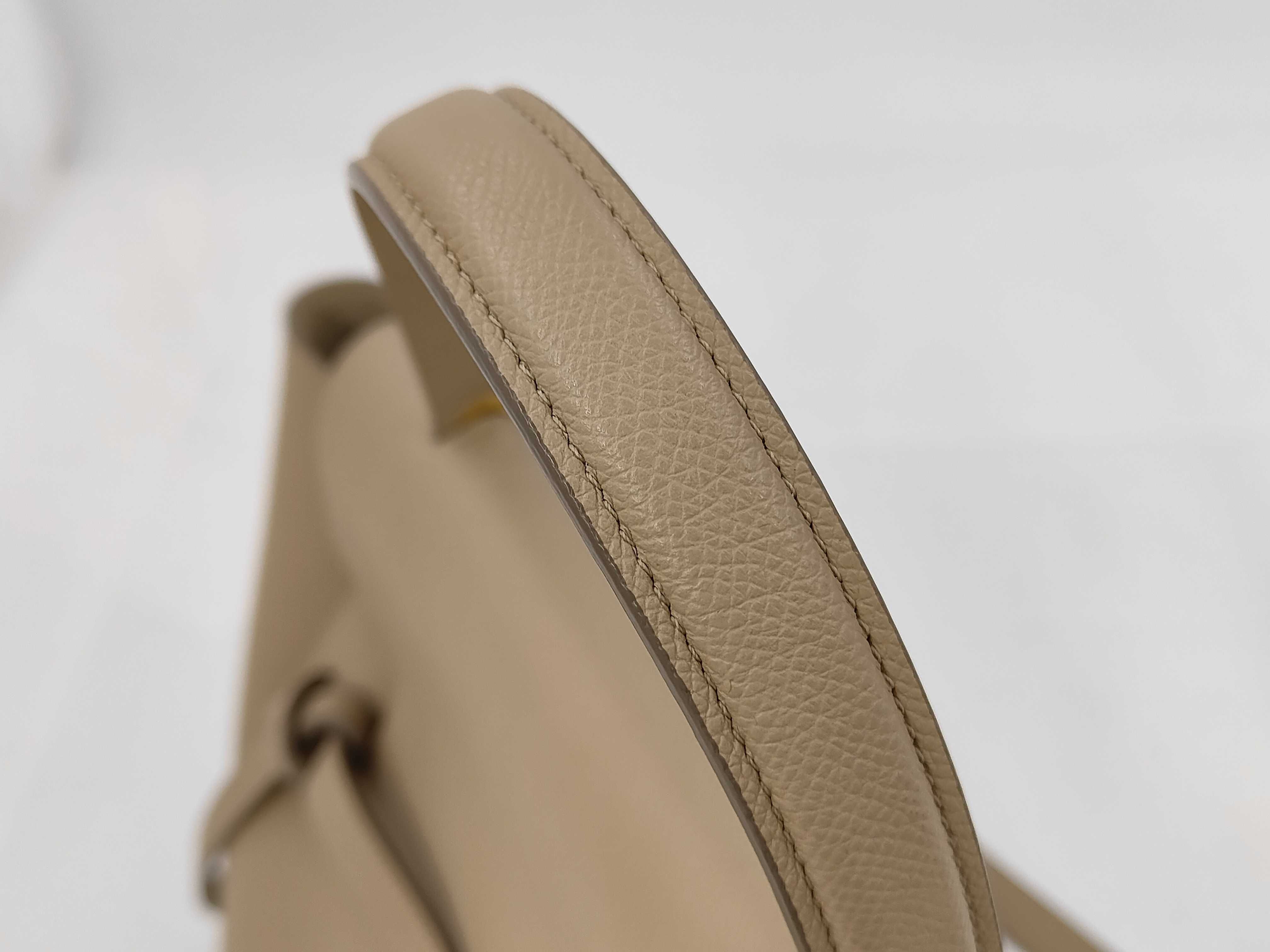 Belt Bag Mini, Light Gray Handbag — view 6
