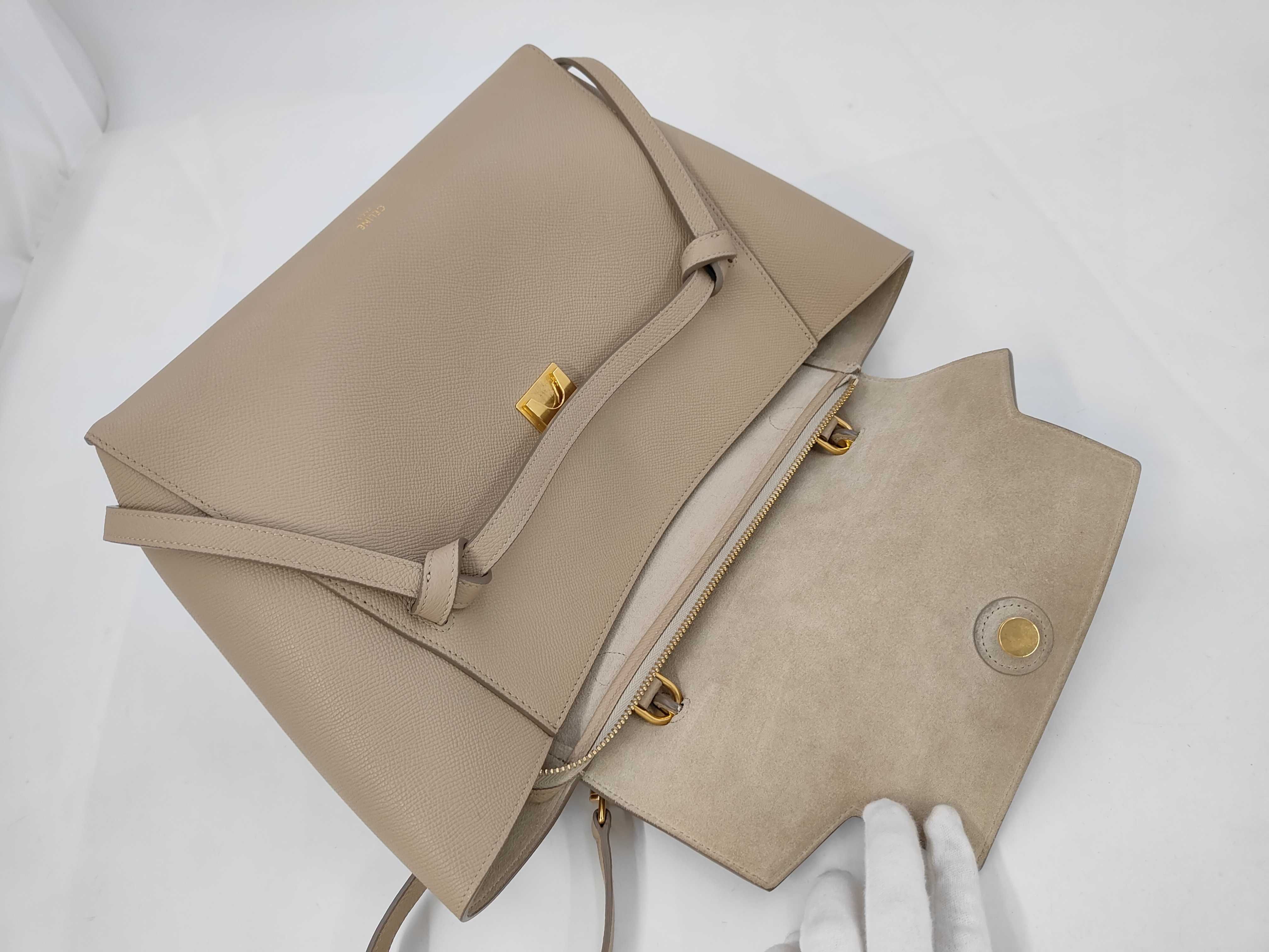 Belt Bag Mini, Light Gray Handbag — view 8