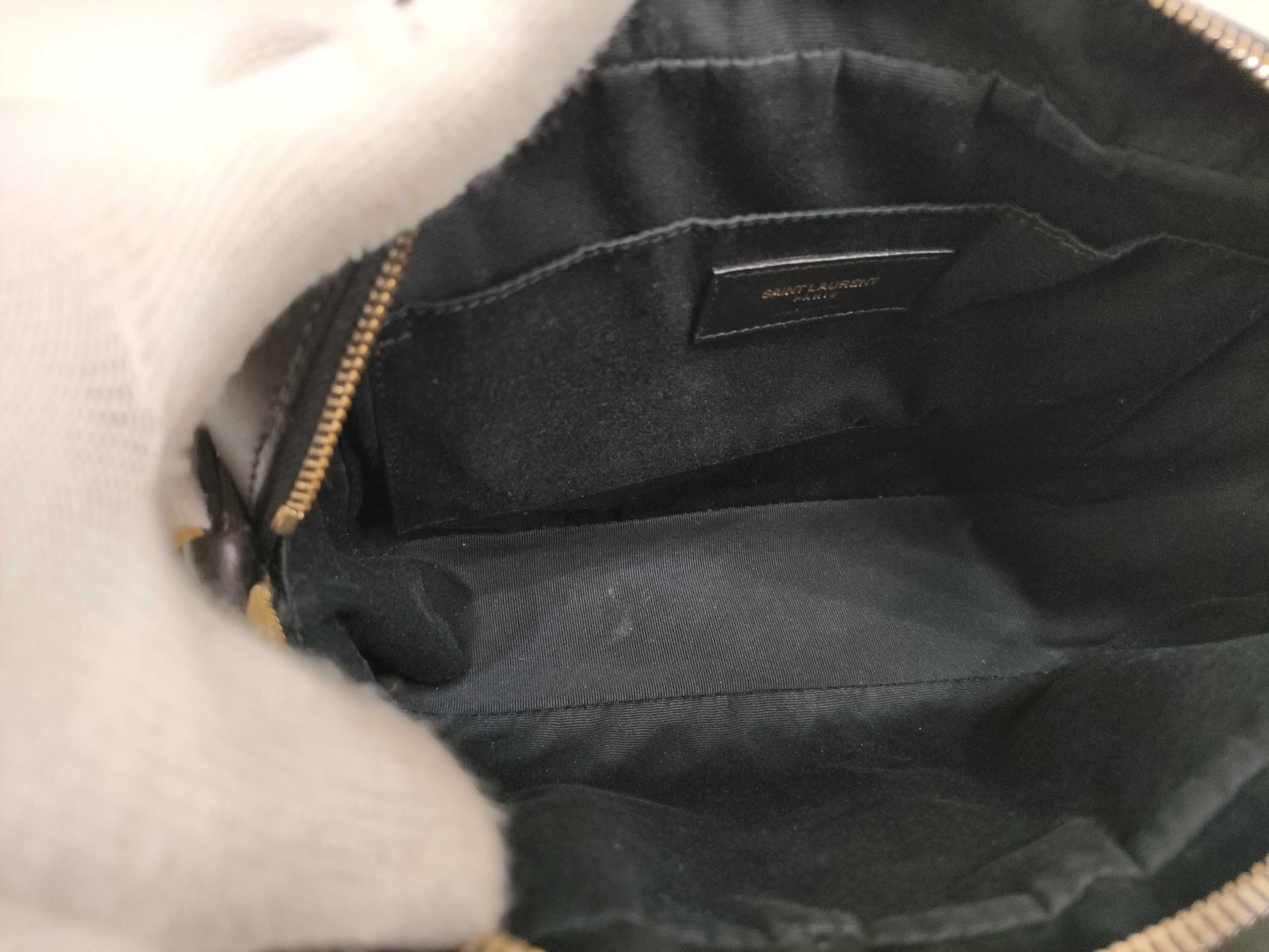 shoulder bag, black, with dust bag. — view 12