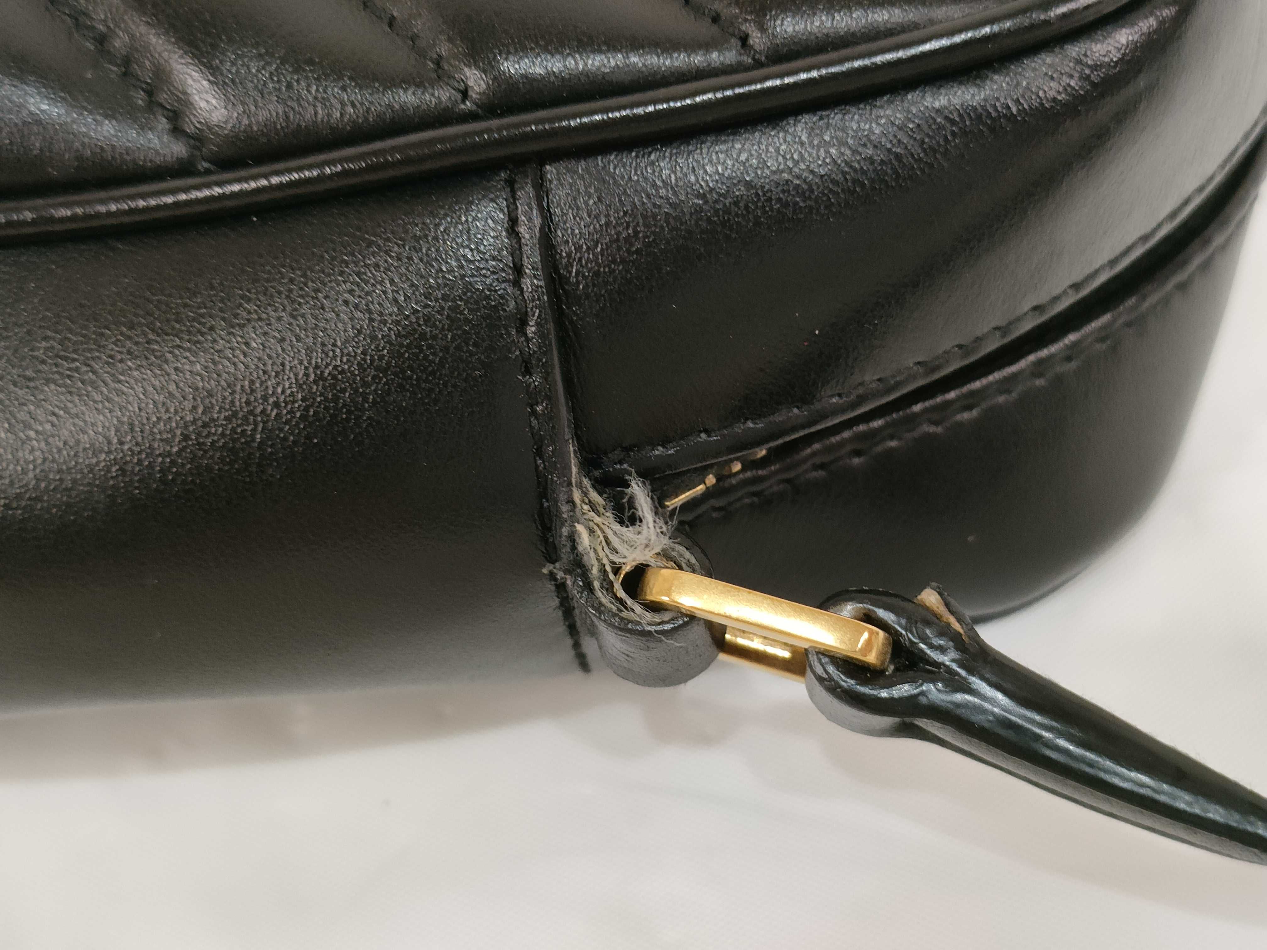 shoulder bag, black, with dust bag. — view 4
