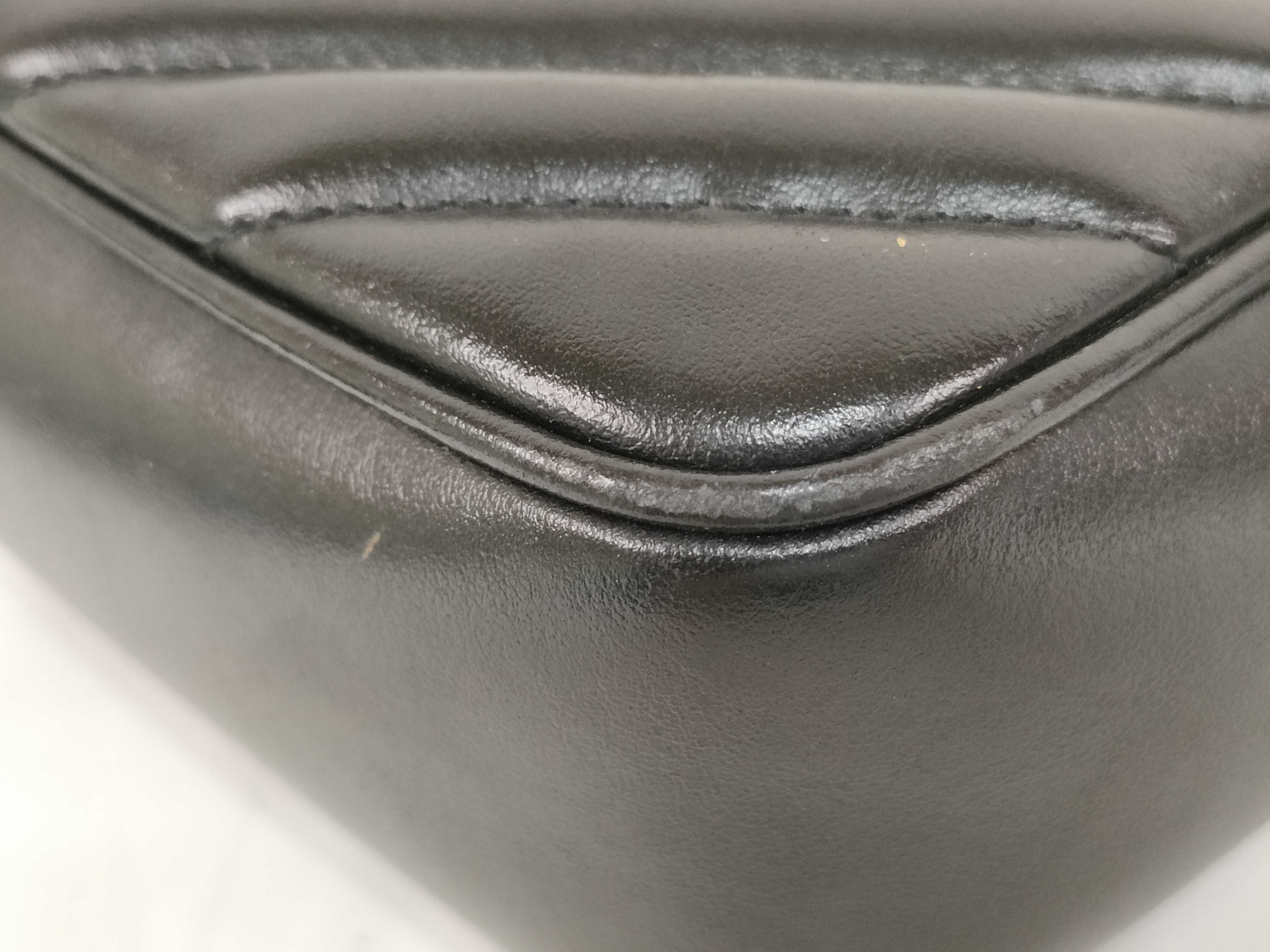 shoulder bag, black, with dust bag. — view 6