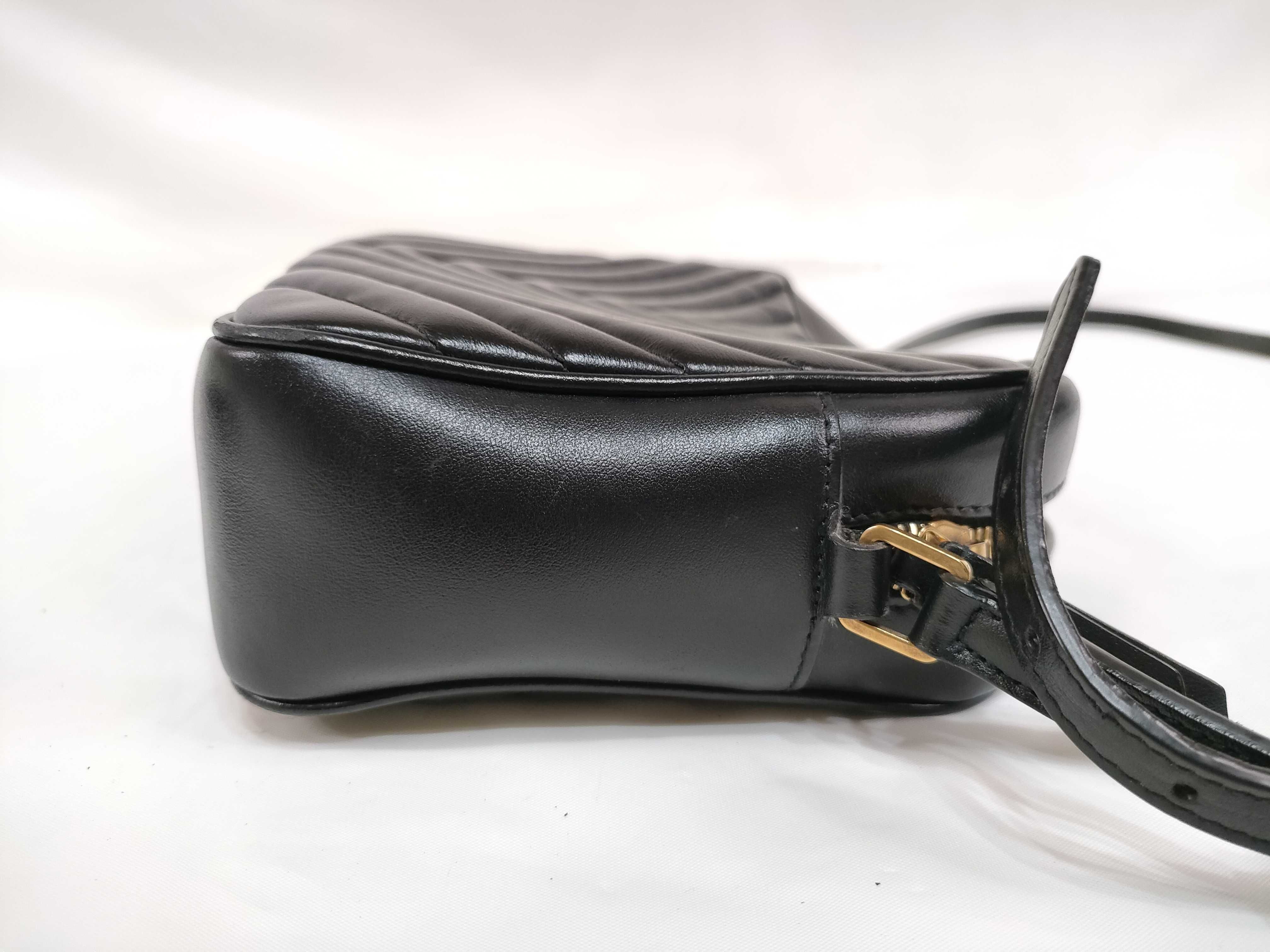 shoulder bag, black, with dust bag. — view 7