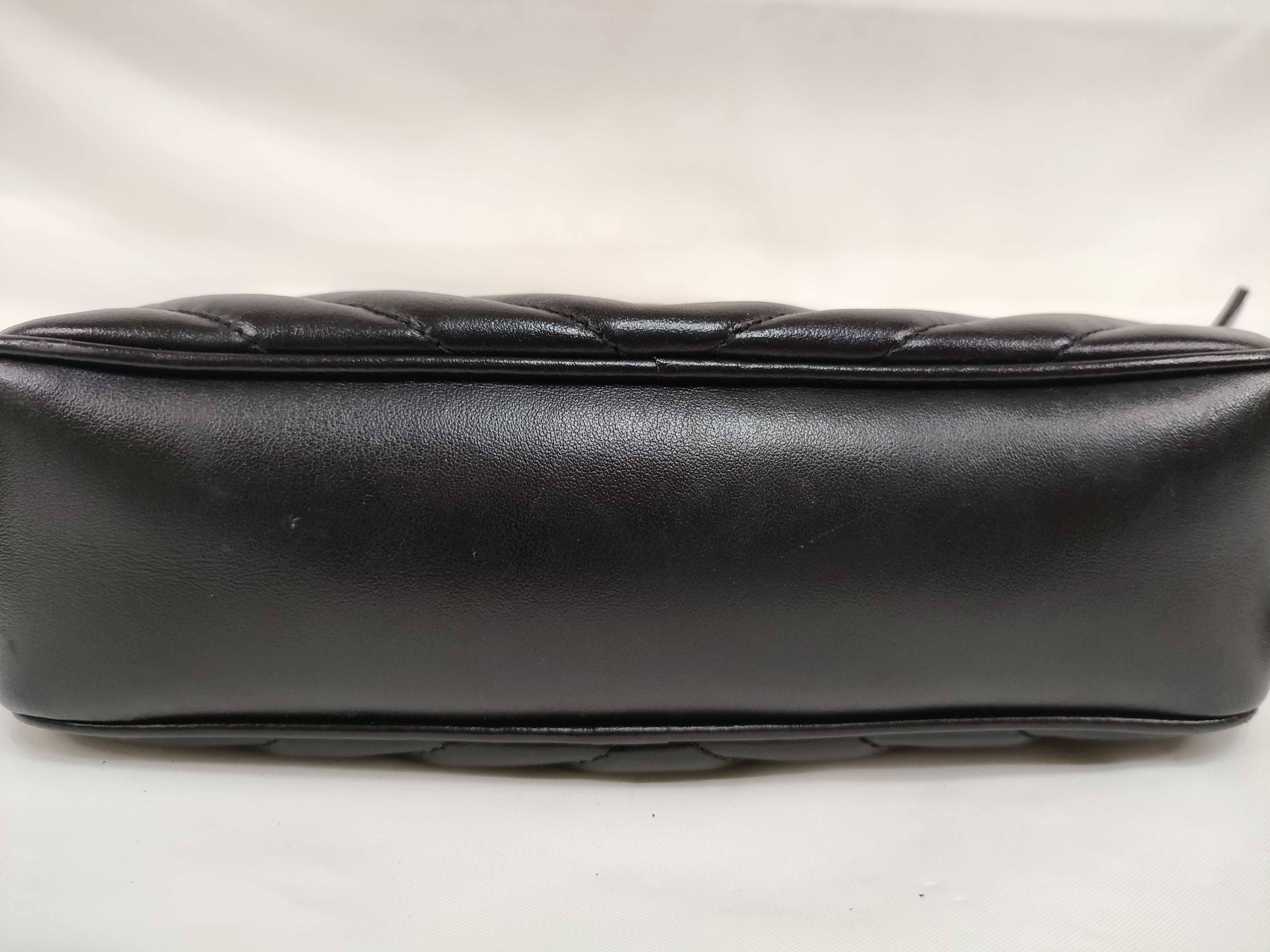 shoulder bag, black, with dust bag. — view 8