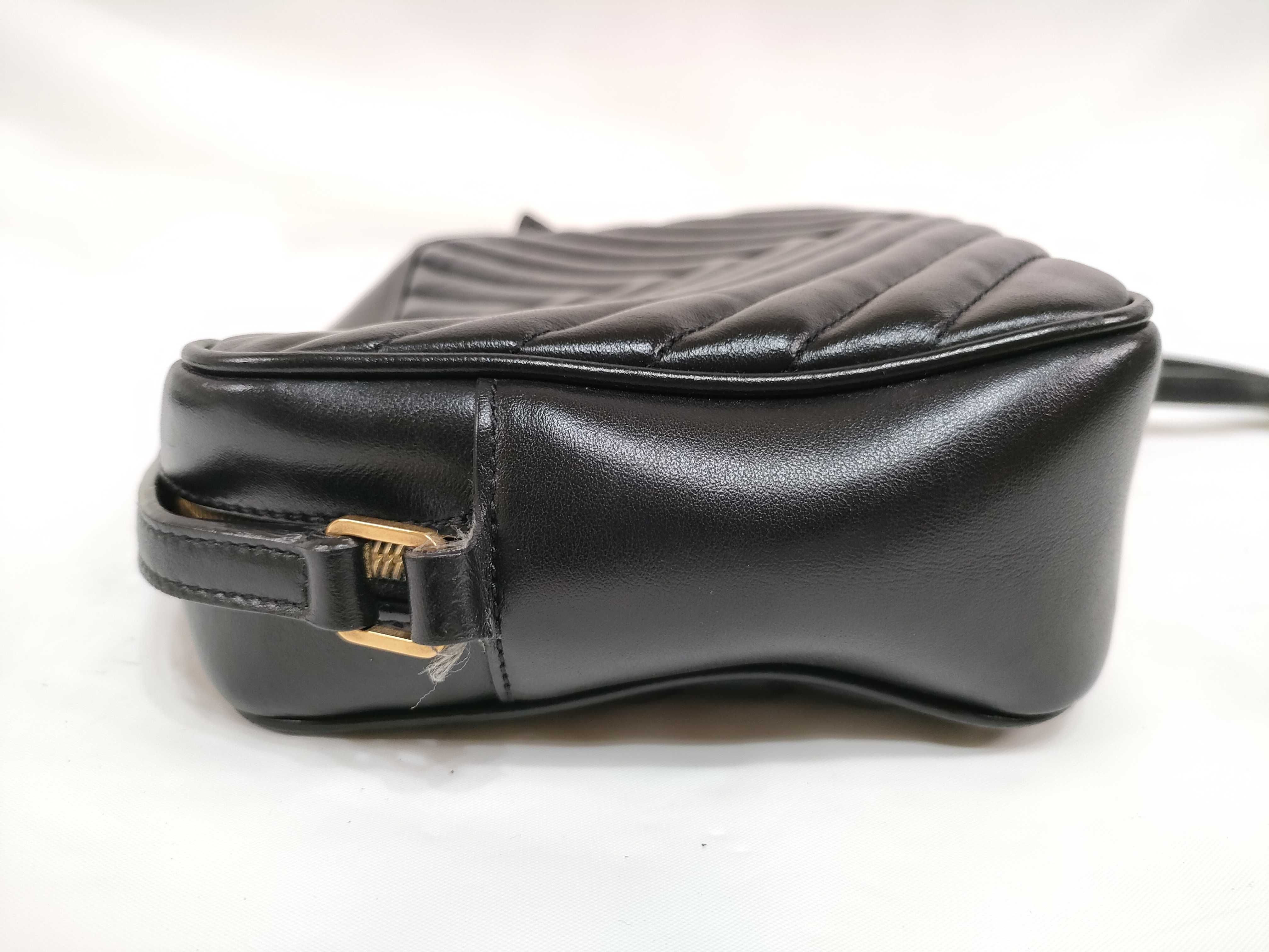 shoulder bag, black, with dust bag. — view 9