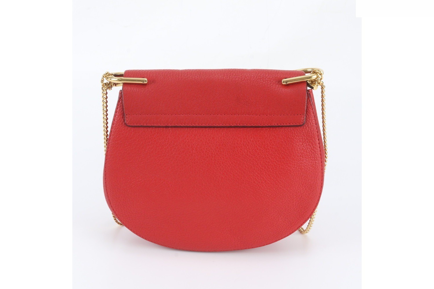 Drew Chain Leather Shoulder Bag — view 2