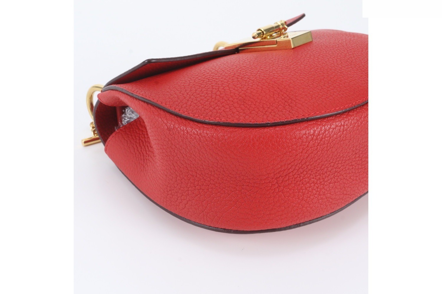 Drew Chain Leather Shoulder Bag — view 5