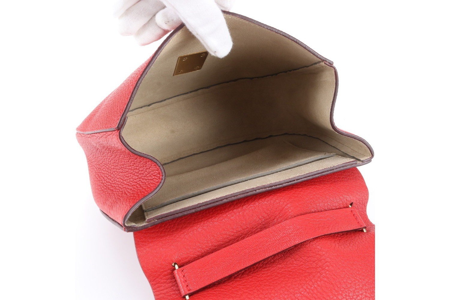 Drew Chain Leather Shoulder Bag — view 6
