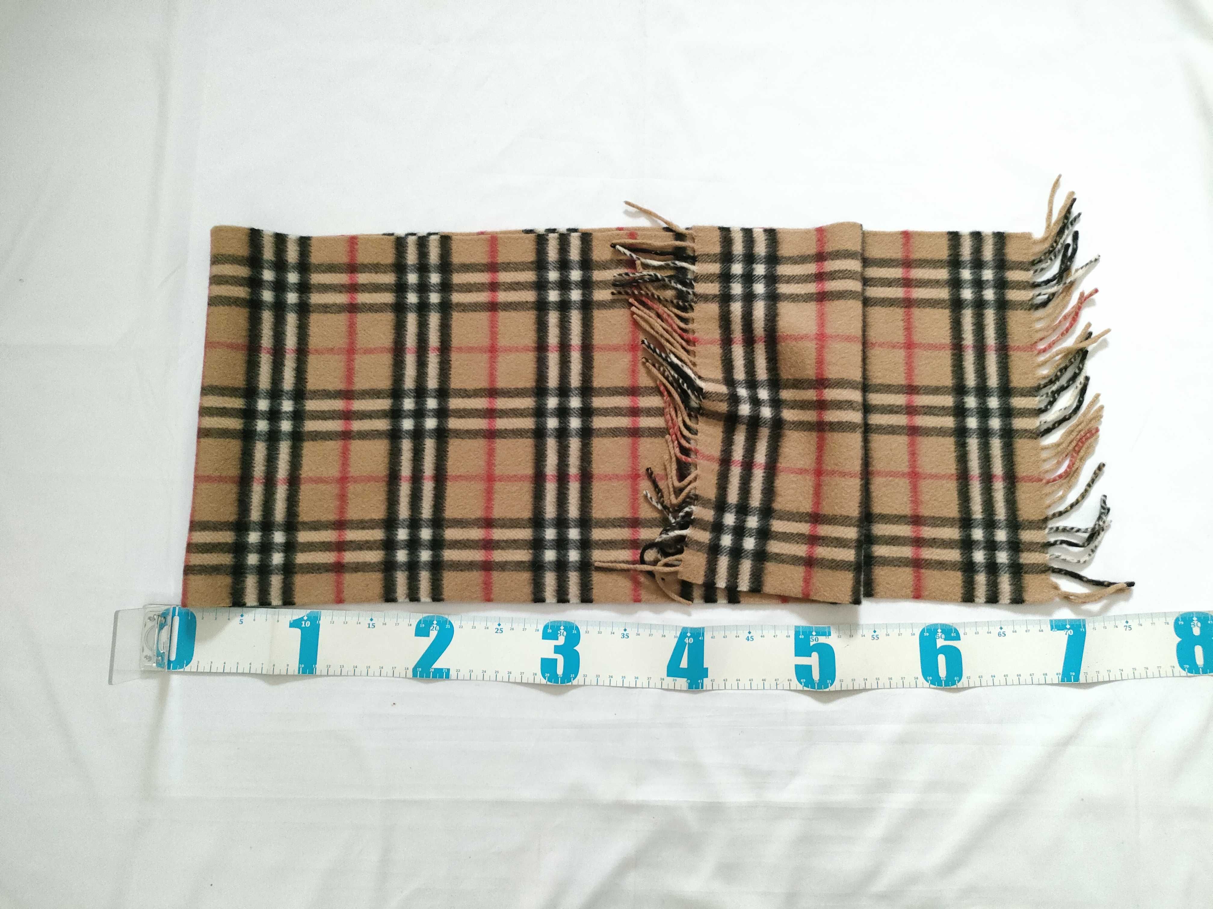 100% Cashmere Scarf, Nova Check Pattern, and other accessories. — view 2