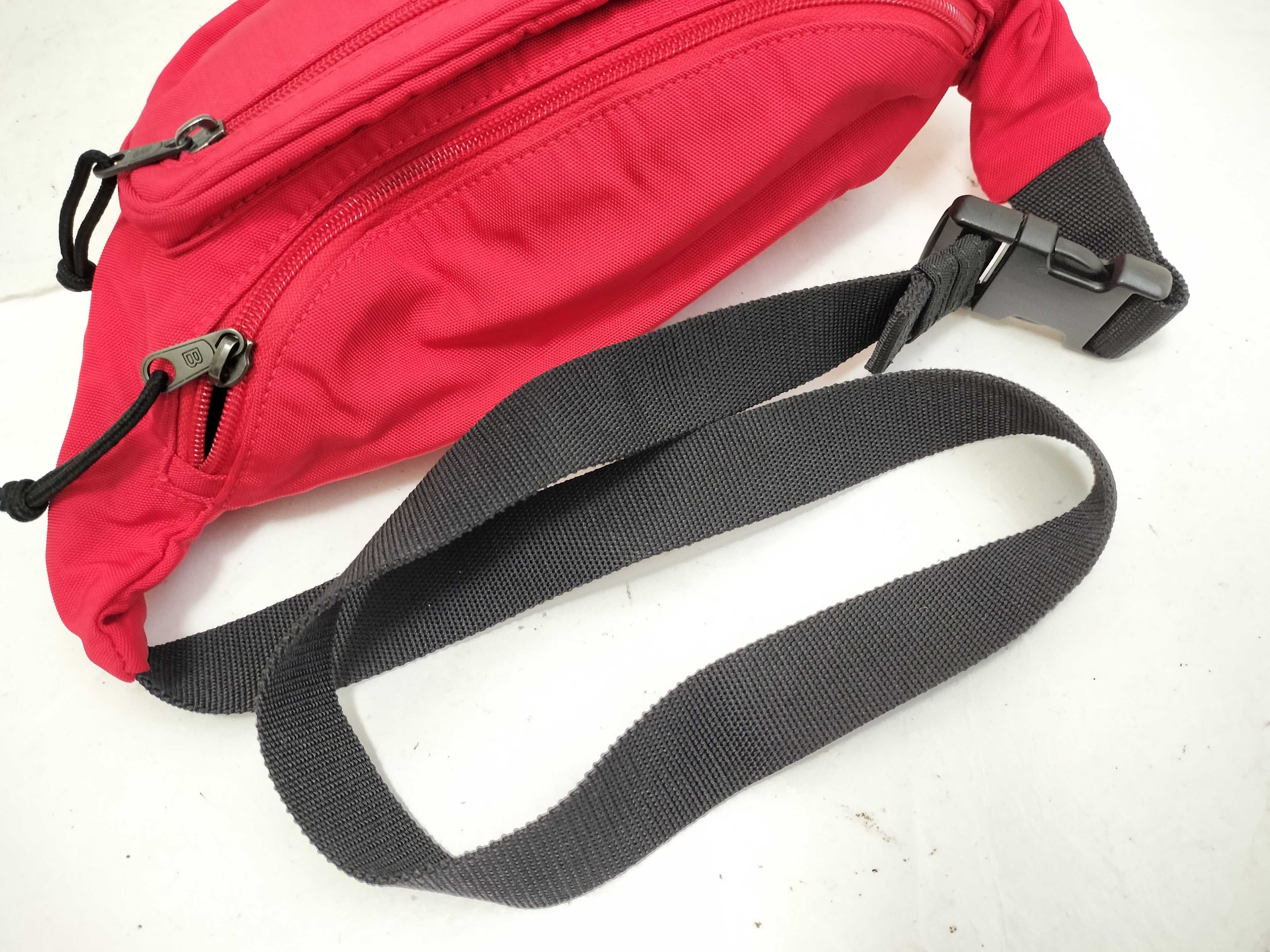Explorer Nylon Waist Pouch, Red, 482389 (Waist Bag) — view 3