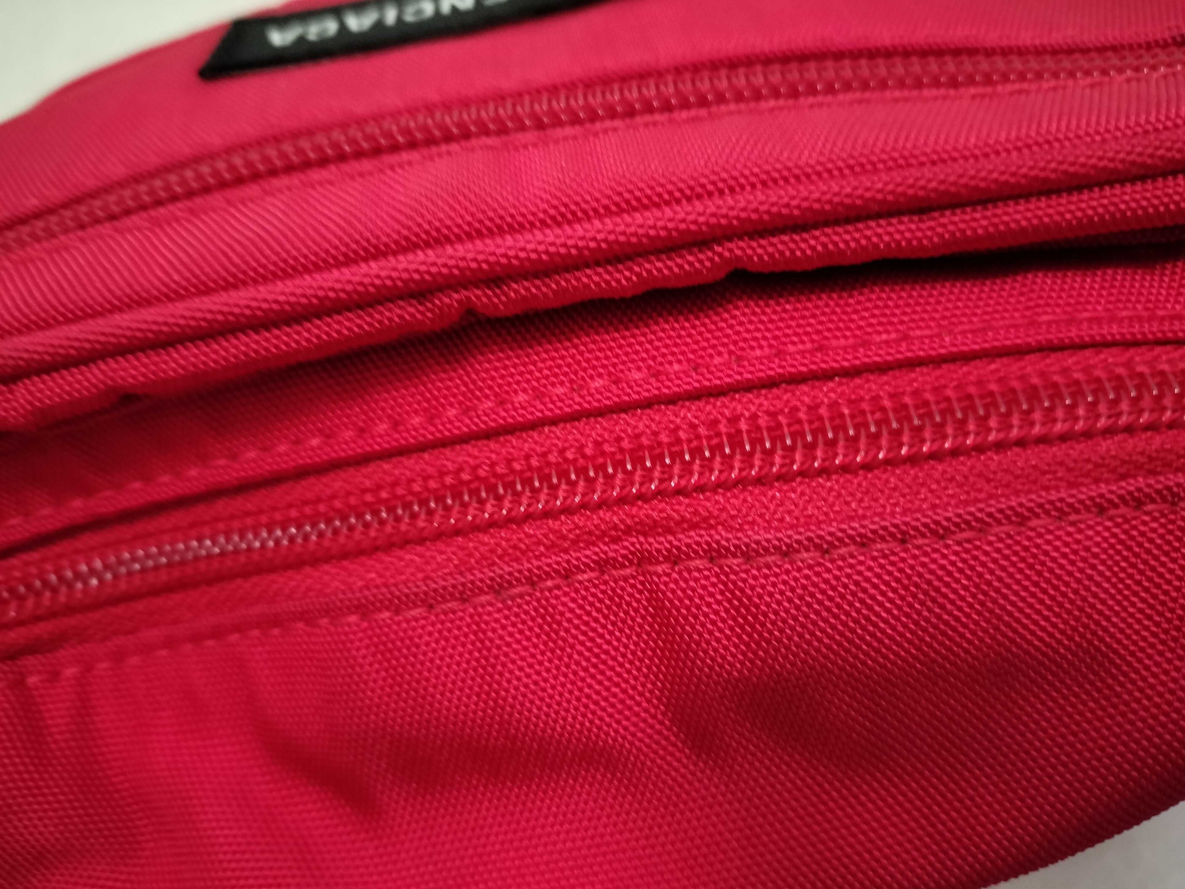 Explorer Nylon Waist Pouch, Red, 482389 (Waist Bag) — view 6