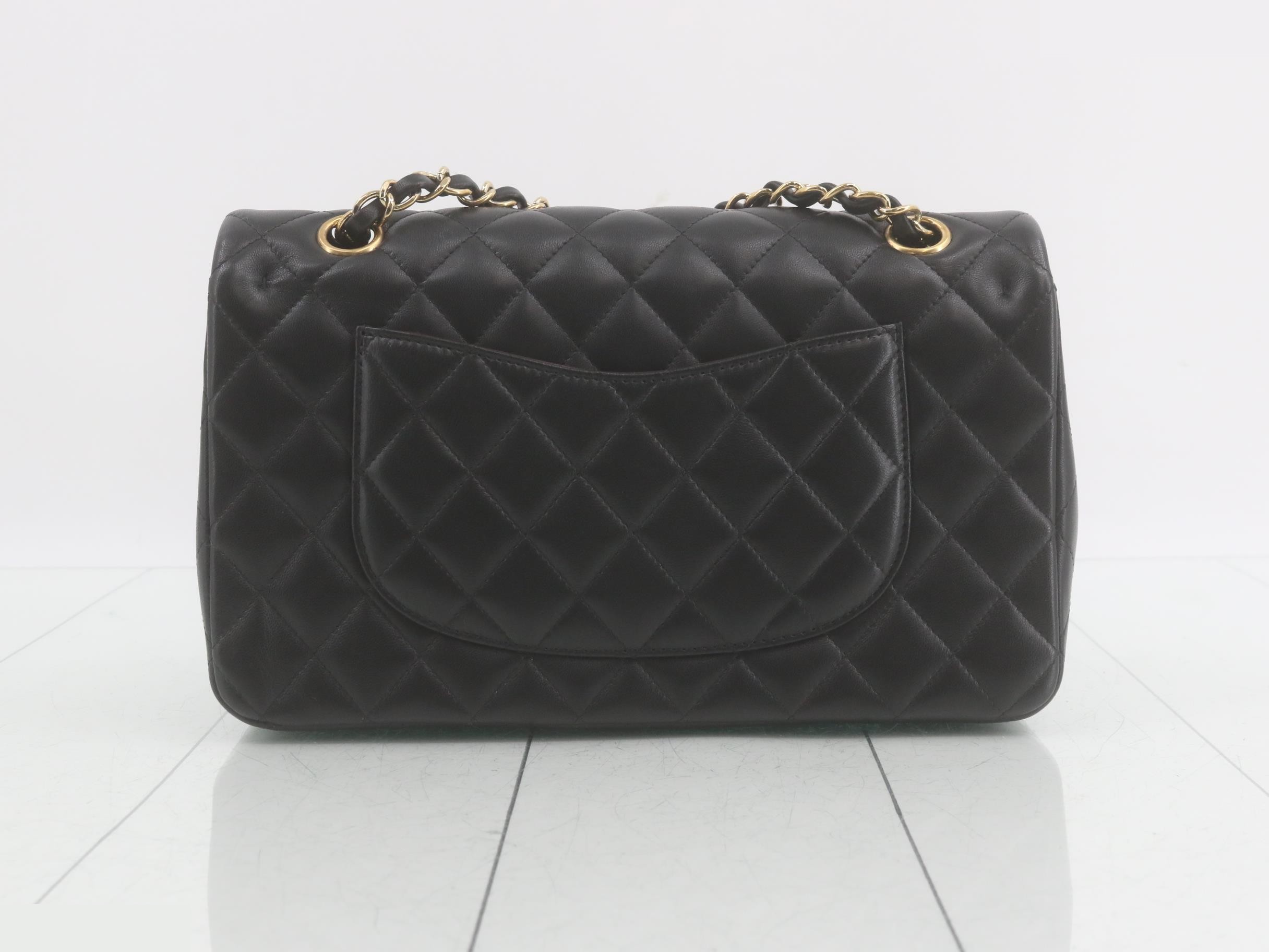 Matelassé Lambskin Double Flap Double Chain Shoulder Bag — view 2