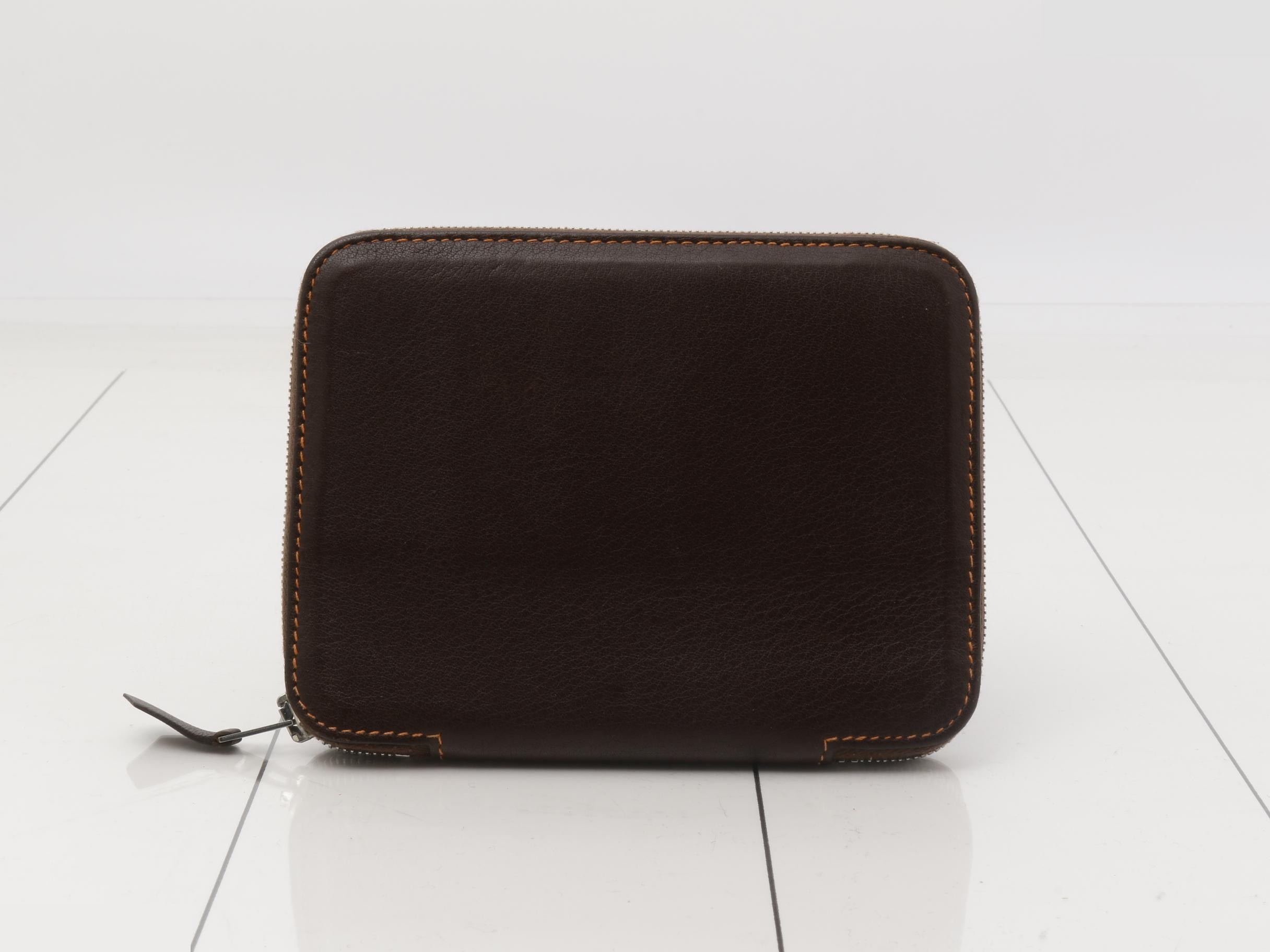 Leather notebook case