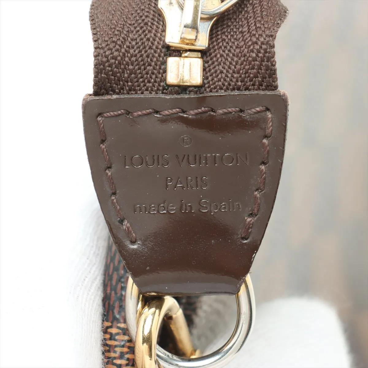 Damier Pochette Accessoire N41206 CA1155 Brown — view 8