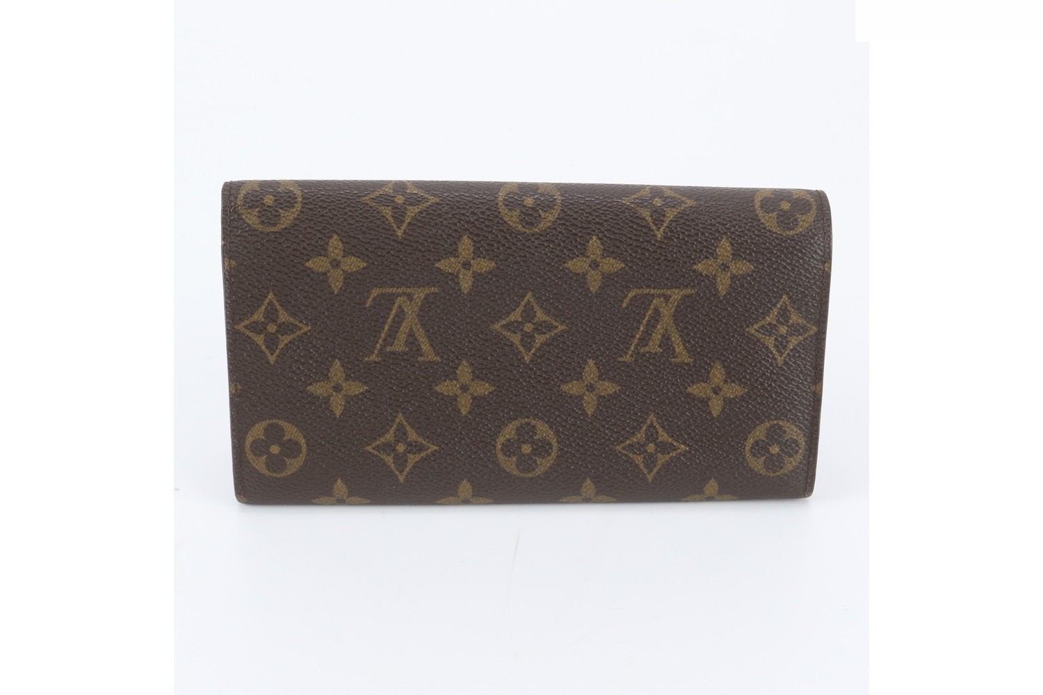 Monogram Porte Monnaie Credit M61725 Leather Long Wallet — view 2