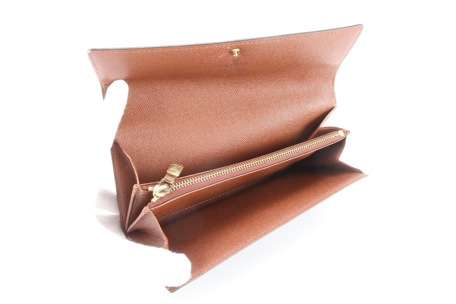 Monogram Porte Monnaie Credit M61725 Leather Long Wallet — view 6